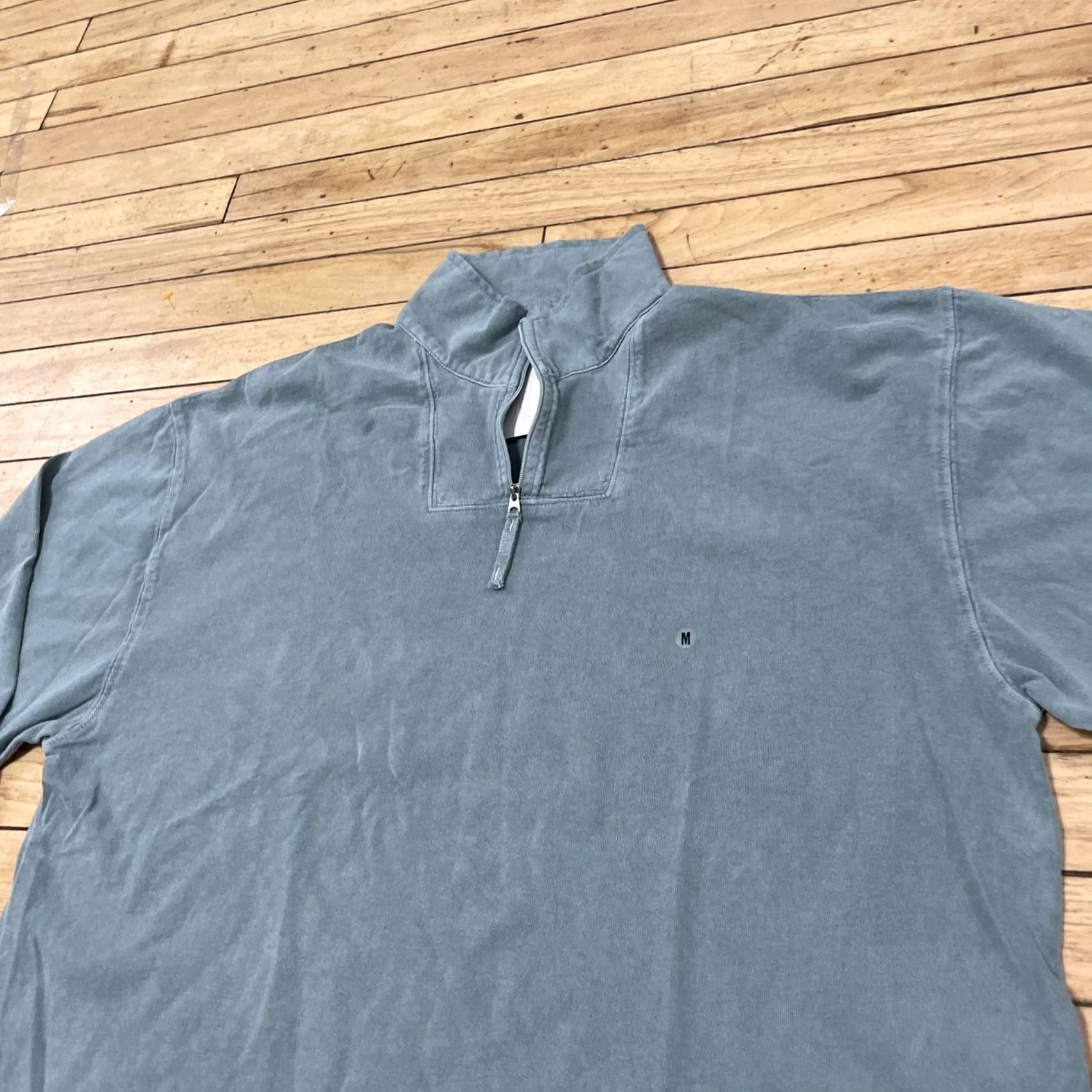 Gap GAP Quarter Zip Sweater Men L Aqua Blue Green Teal 1/4 Zip New Casual Preppy Navy? Size US L / EU 52-54 / 3 - 3 Thumbnail
