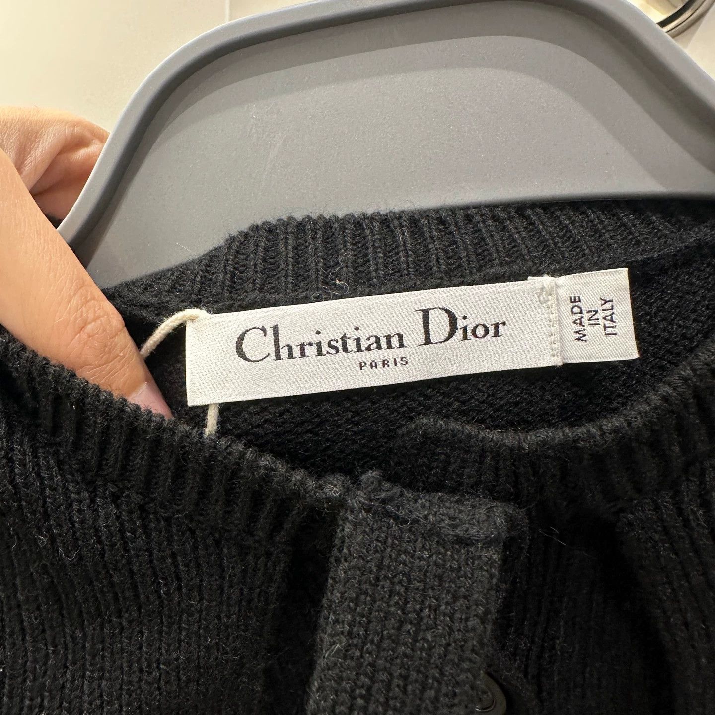 Christian Dior Monsieur Christian Dior Cashmere Bow Bee Knit Top 34 Size XS / US 0-2 / IT 36-38 - 4 Thumbnail