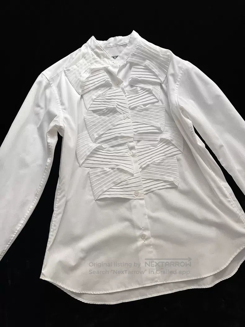 Issey Miyake Issey Miyake White Shirt Size M / US 6-8 / IT 42-44 - 8 Thumbnail