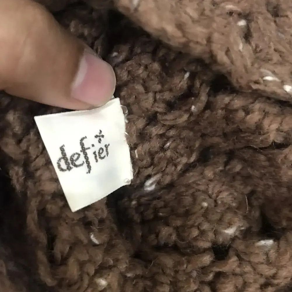 Japanese Brand × Kapital × Vintage Defier Plain Knit Beanie Hat Size ONE SIZE - 5 Thumbnail