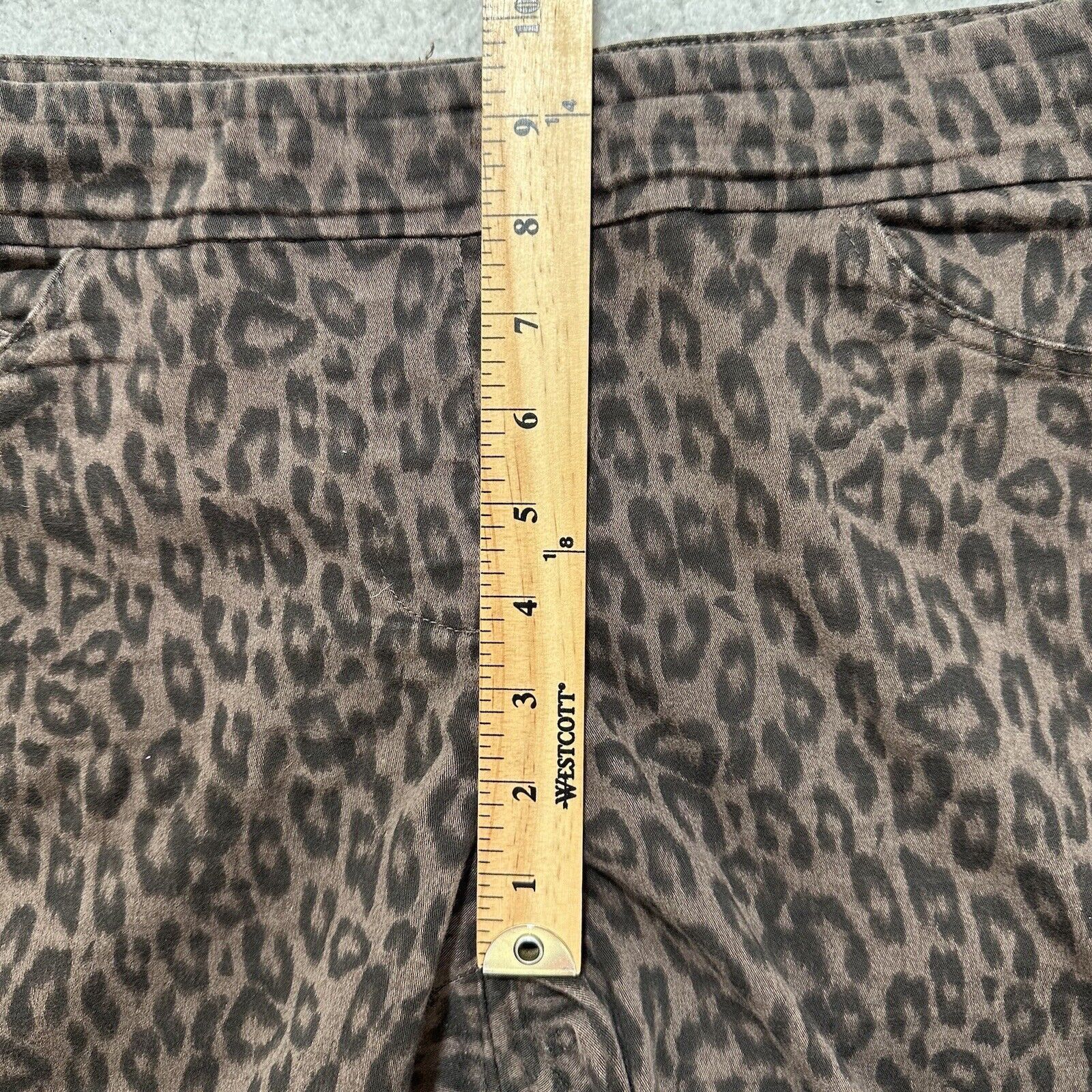 Liz Claiborne Liz Claiborne 10 Classic Pull On Stretch Pants Leopard Print Size 32" / US 10 / IT 46 - 11 Thumbnail