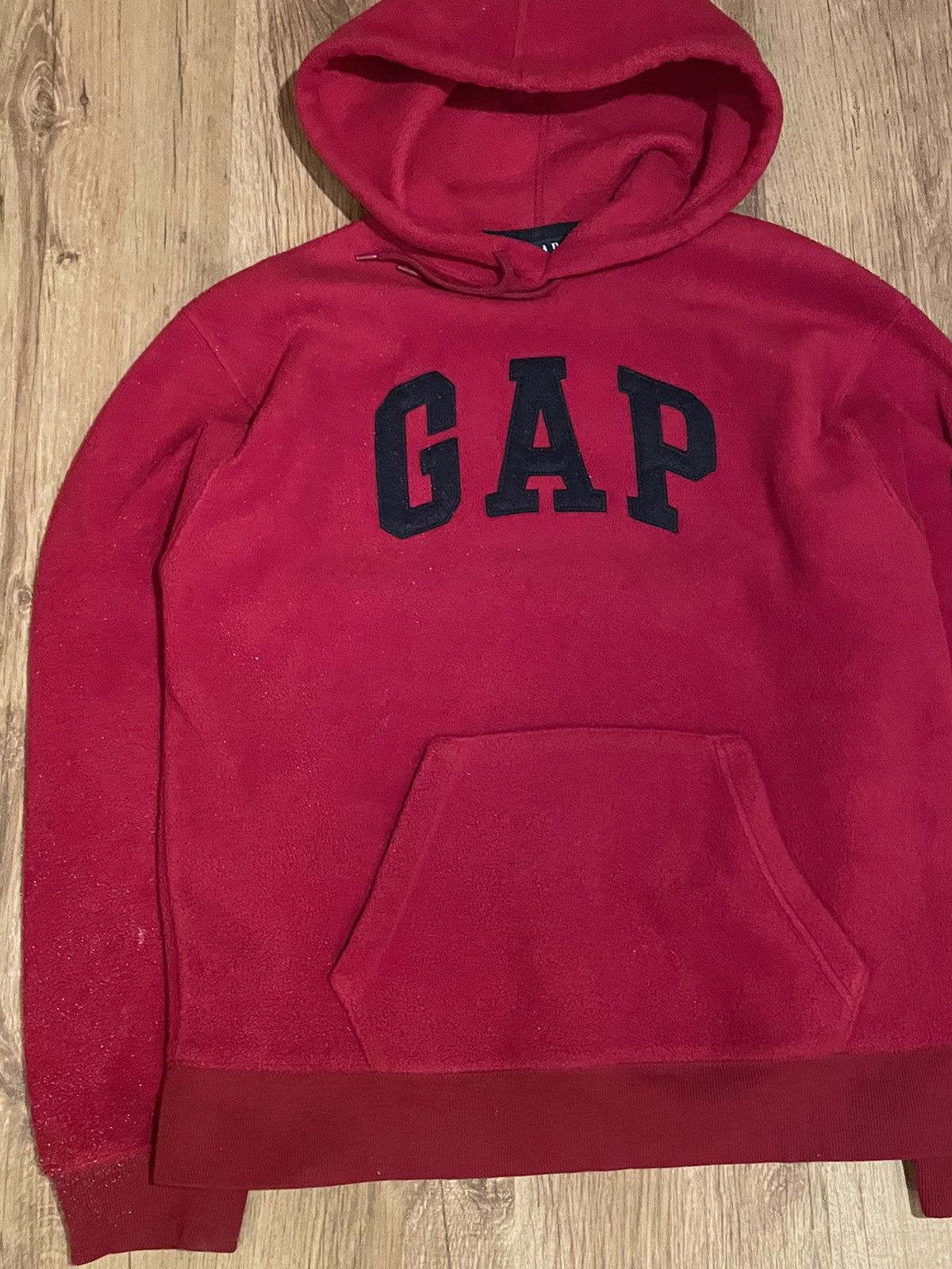 Gap × Vintage Vintage Gap Fleece Hoodie Bagyfit Oversized Y2k Streetwear Size US M / EU 48-50 / 2 - 5 Thumbnail