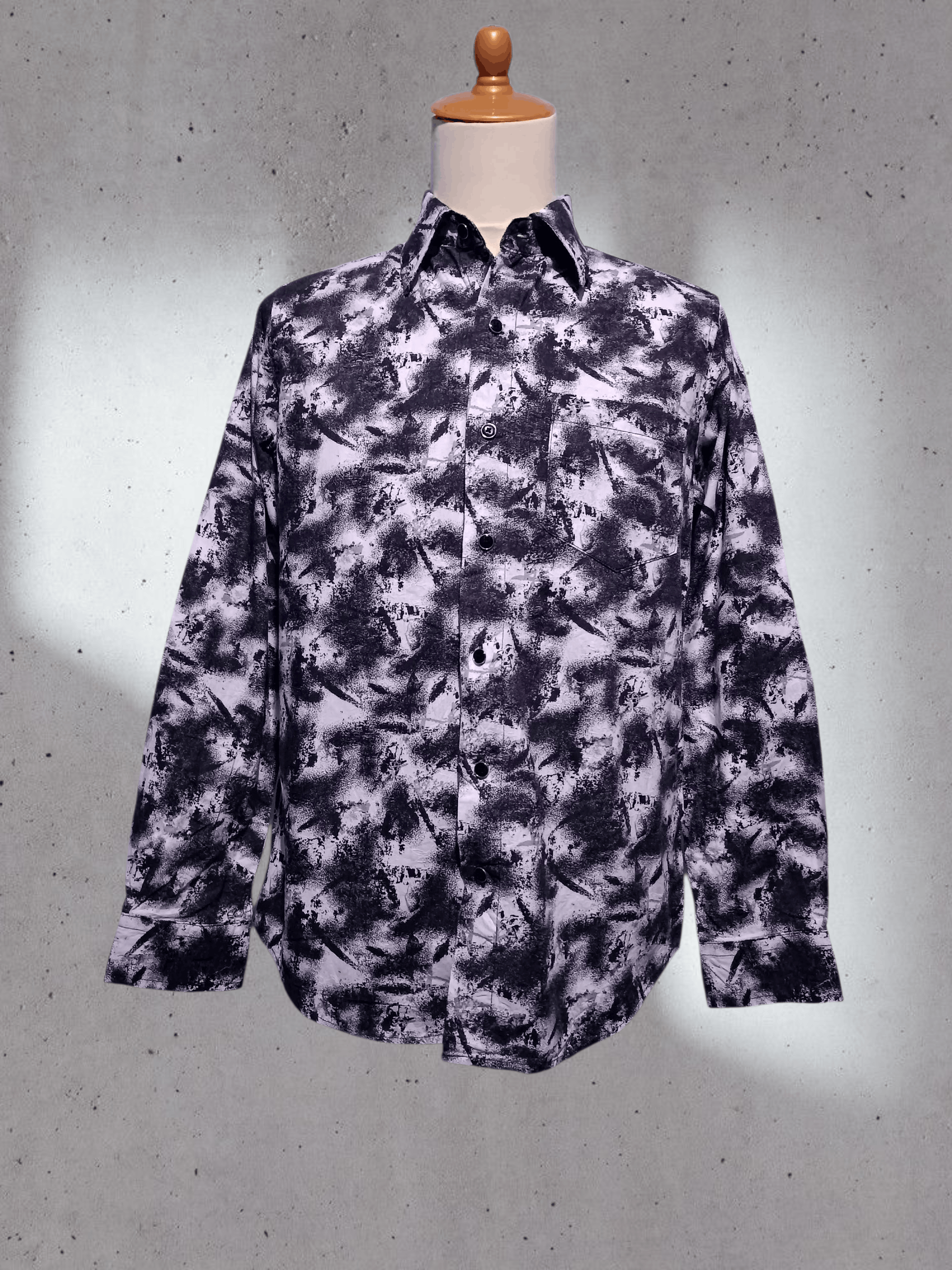Japanese Brand Spinash Art Print Long Sleeve Shirt Size US M / EU 48-50 / 2 - 1 Thumbnail