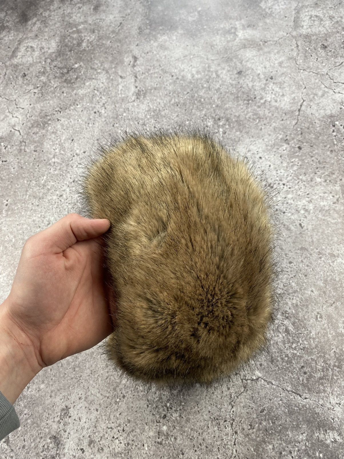 Japanese Brand × Vintage Y2K Faux Fur Vintage Fuzzy Warm Trapper Hat Size ONE SIZE - 5 Thumbnail