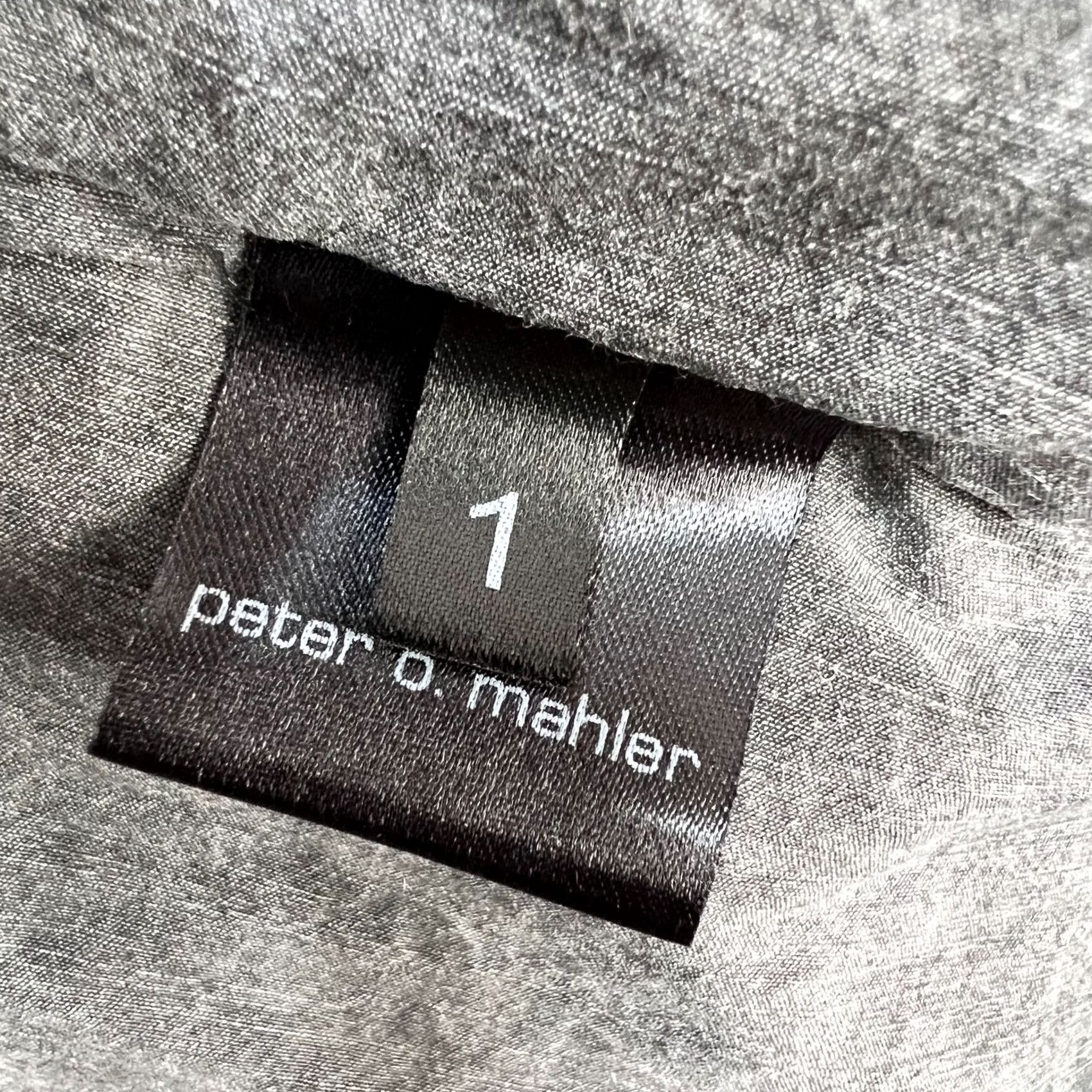 Vintage Peter O Mahler Blazer Jacket Womens Size 1 Linen Blend Gray Blazer, Jacket, Women Size XS / US 0-2 / IT 36-38 - 5 Thumbnail