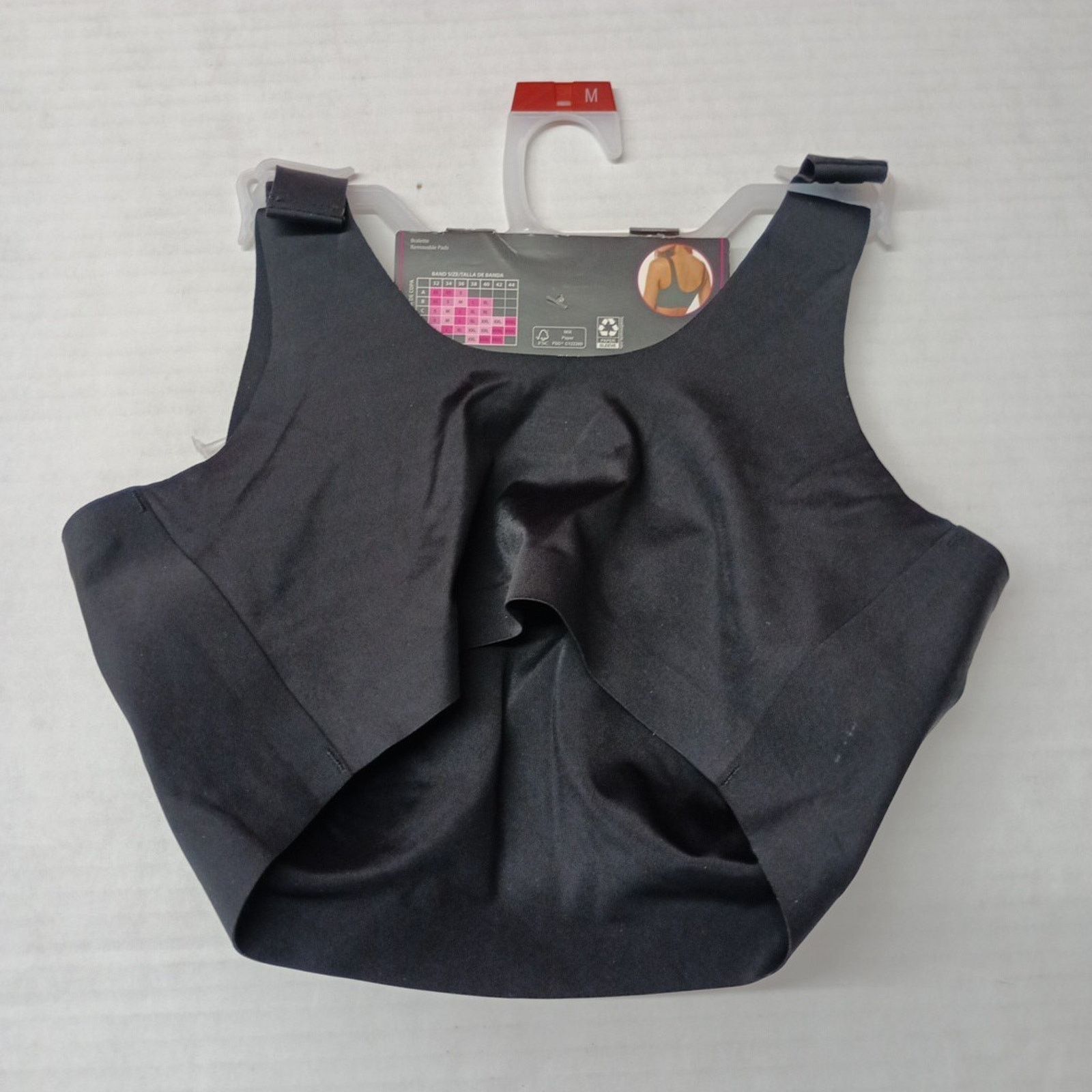 Other No Boundaries Scoop Bralette Padded Pullover Black Juniors M Size ONE SIZE - 4 Thumbnail
