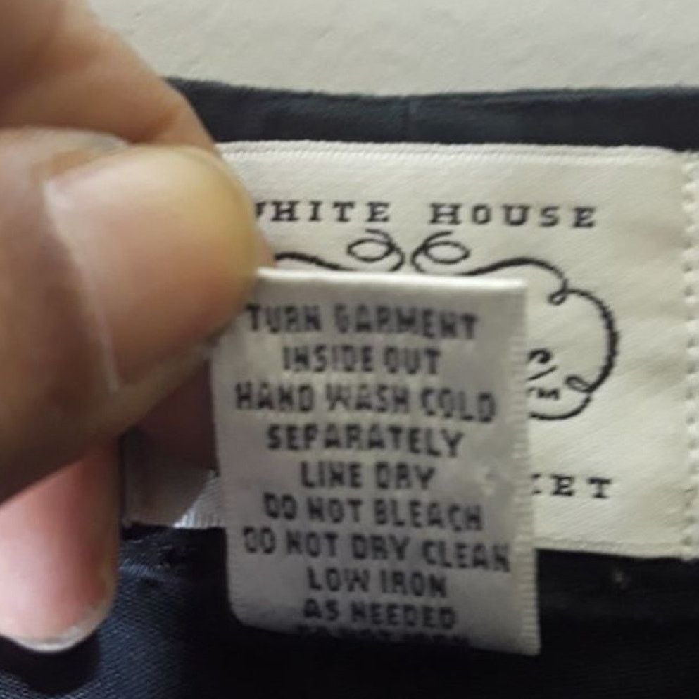 White House Black Market White House Black Market blanc straight leg Black jeans SZ 2 Size 26" / US 2 / IT 38 - 7 Thumbnail