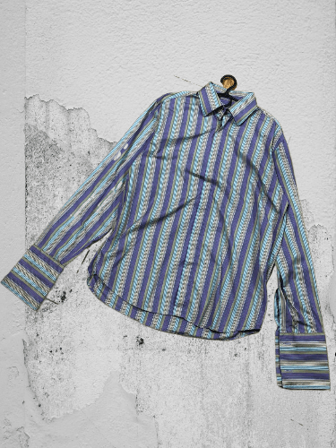 Kenzo × Vintage Long Sleeve Button Down Shirt Stiped Collared Size US L / EU 52-54 / 3 - 1 Thumbnail