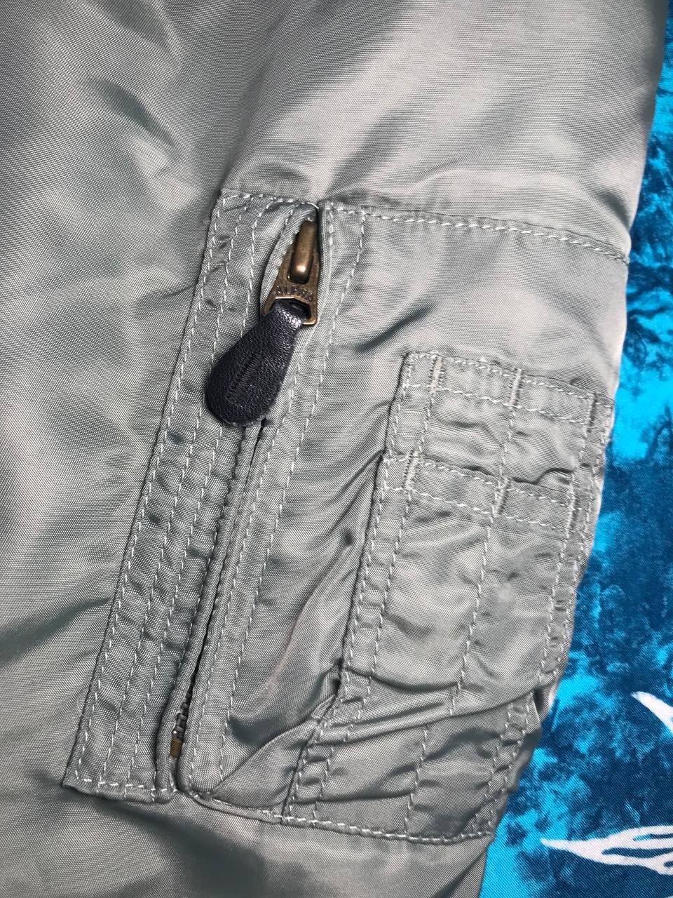 Alpha Industries × Vintage Vintage Alpha Industries Flight Bomber Jacket Military Size US XL / EU 56 / 4 - 15 Thumbnail