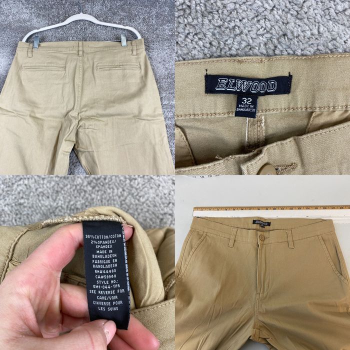 Chino trousers with slash pocket