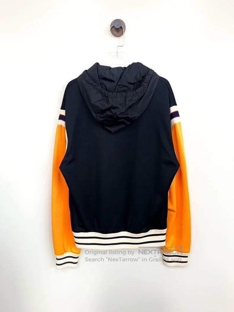 Gucci Gucci Black orange colour block striped letter logo hooded Size US S / EU 44-46 / 1 - 2 Thumbnail