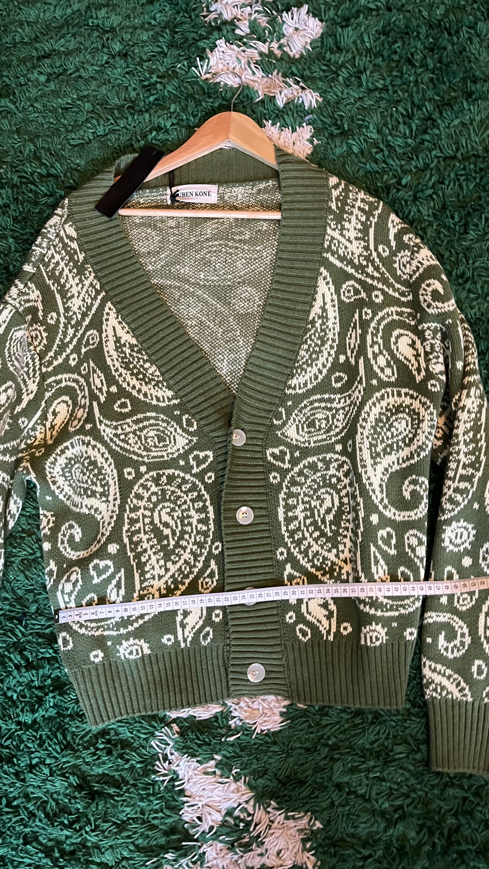 Ruben Kone Ruben kone green cardigan Size US M / EU 48-50 / 2 - 7 Thumbnail