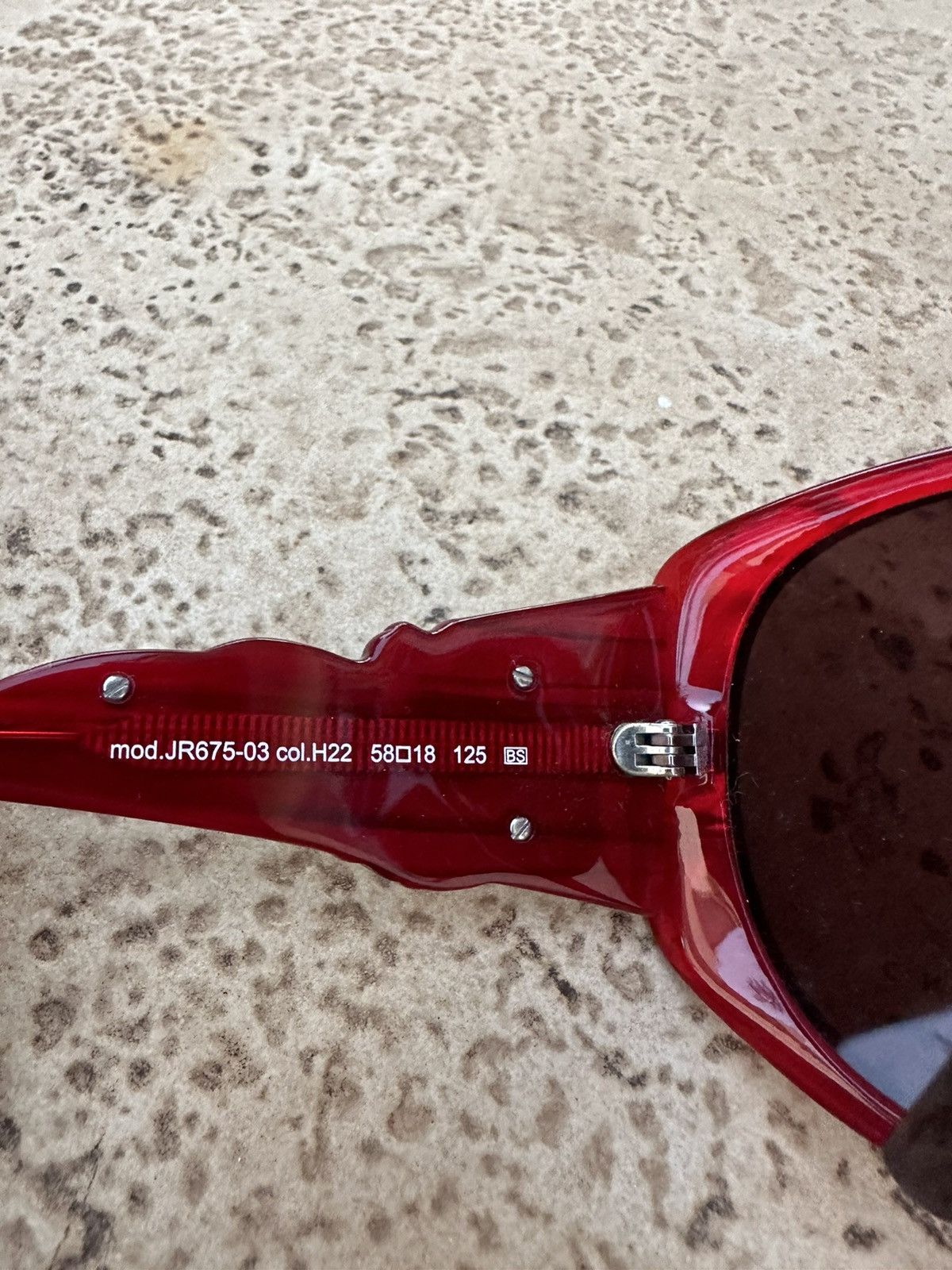 John Richmond Richmond Sunglasses Red Dragons mod. JR675-03 col. H22 Size ONE SIZE - 7 Thumbnail