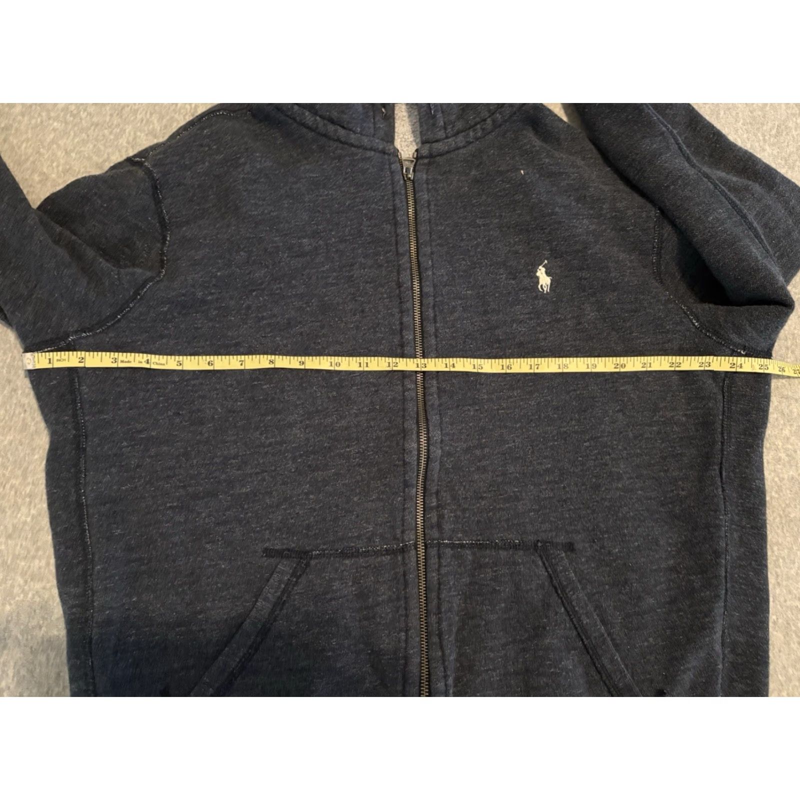 Polo Ralph Lauren Polo Ralph Lauren full zip Hoodie Sweater Mens XL Gray Size US XL / EU 56 / 4 - 7 Thumbnail
