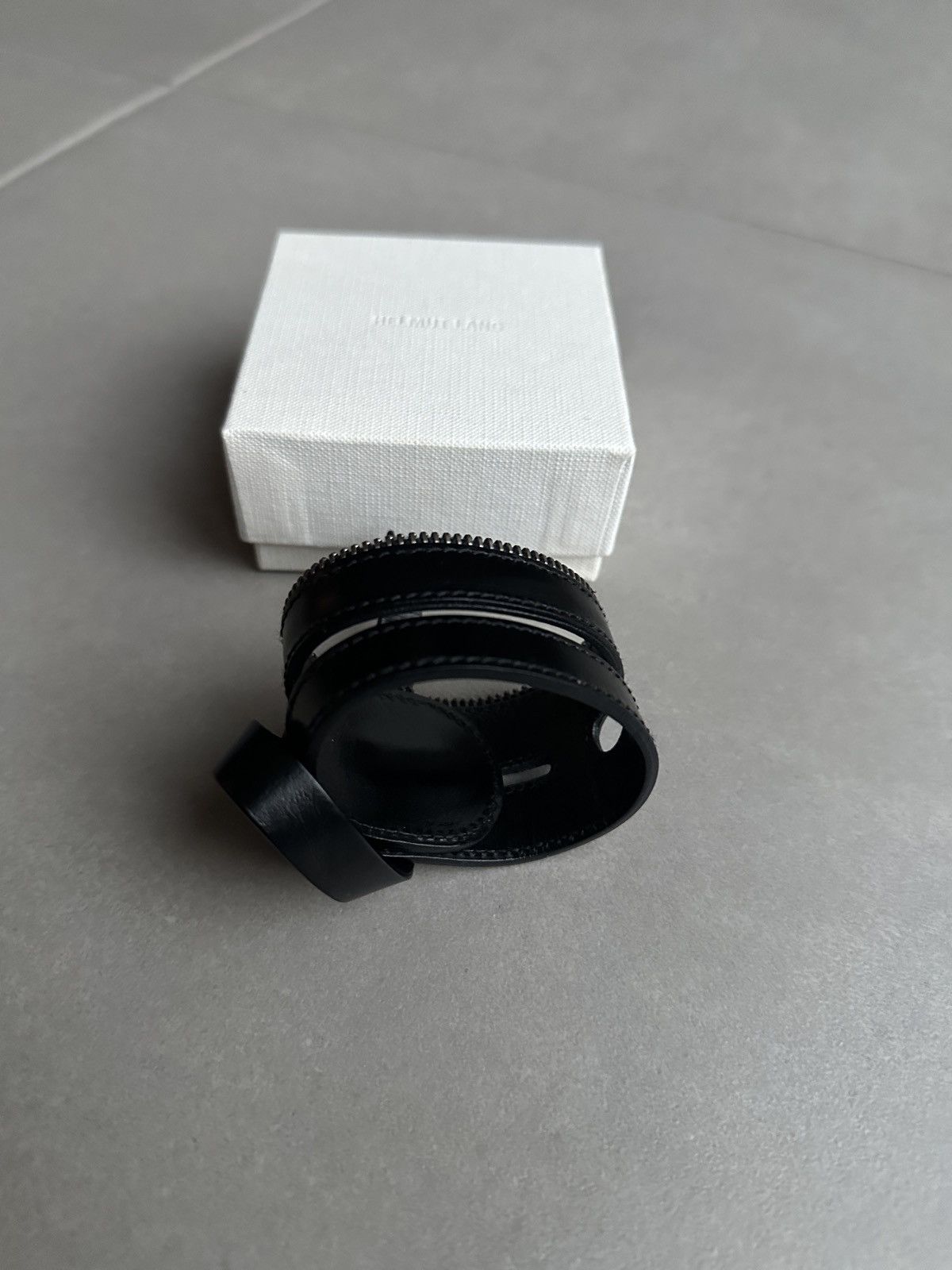 Helmut Lang Helmut Lang circa 01-05 leather zipper bracelet Size ONE SIZE - 7 Thumbnail