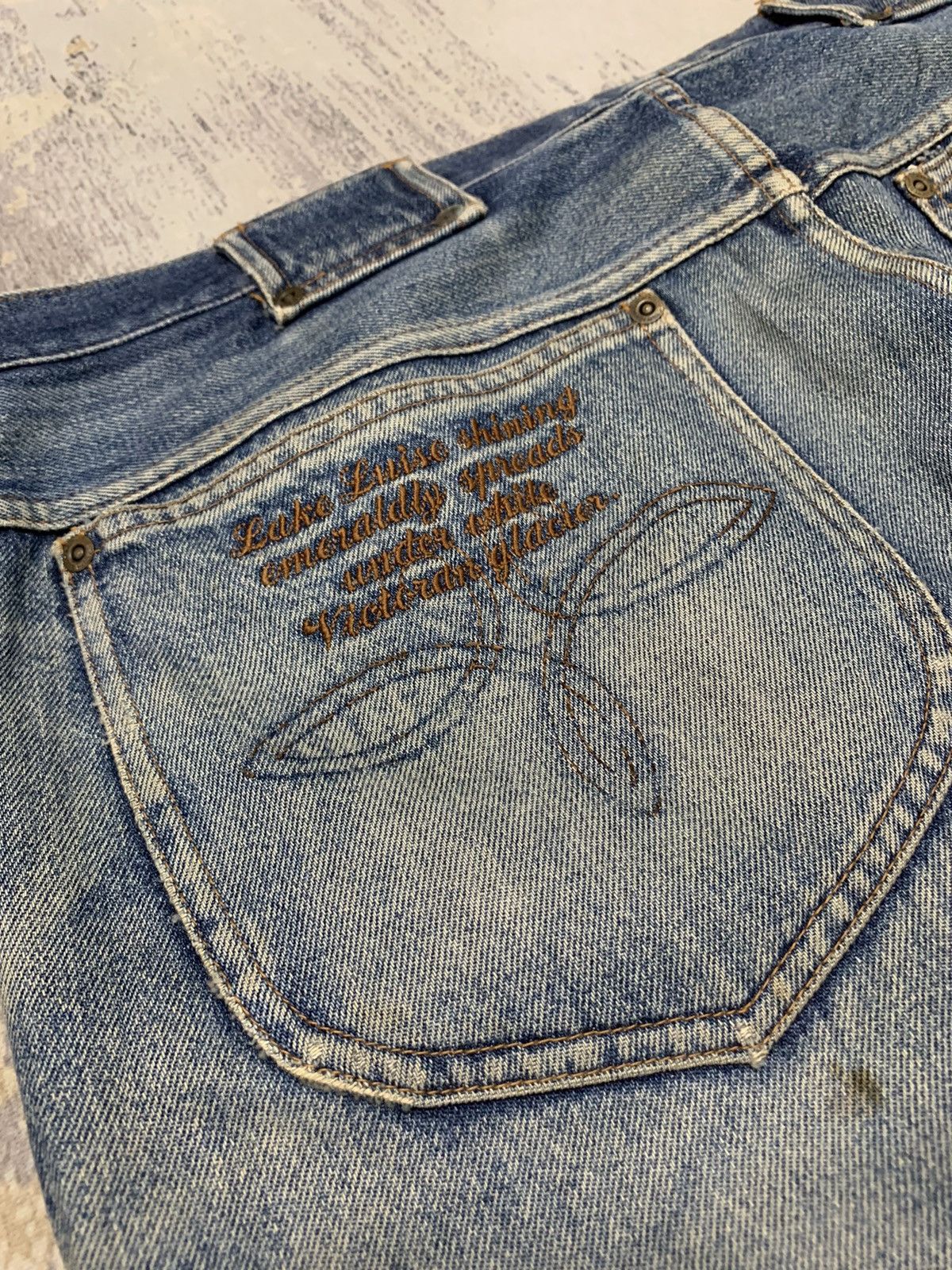 Hysteric Glamour Vintage Japanese Brand Distressed Baggy Style Jeans 36x28 Size US 36 / EU 52 - 15 Thumbnail