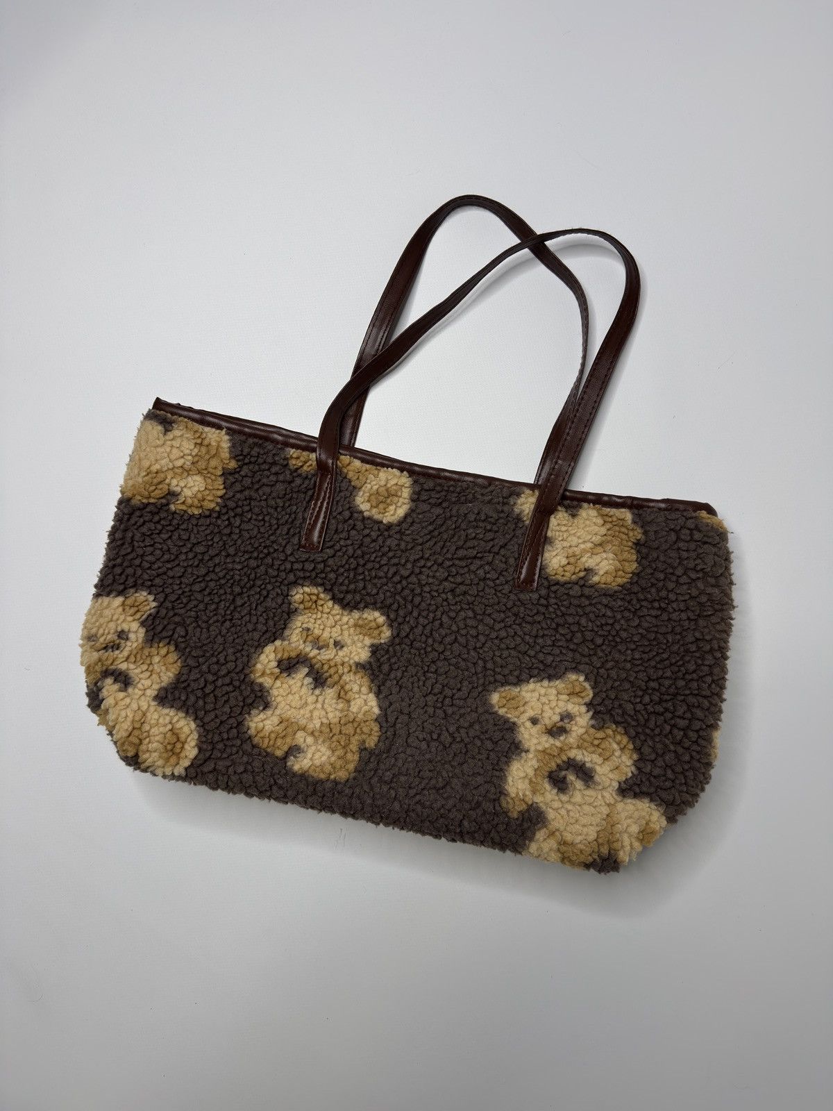 Vintage Vintage avant garde teddy bear sherpa bag y2k if6was9 swag Size ONE SIZE - 2 Thumbnail