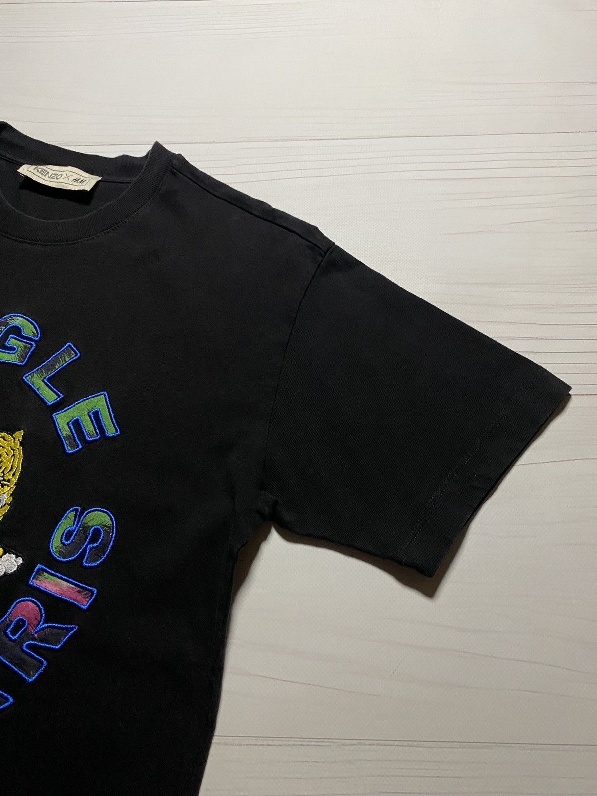 H&M × Kenzo Kenzo x H&M Jungle Kenzo Paris Embroidered Big Logo t shirt Size US M / EU 48-50 / 2 - 11 Thumbnail