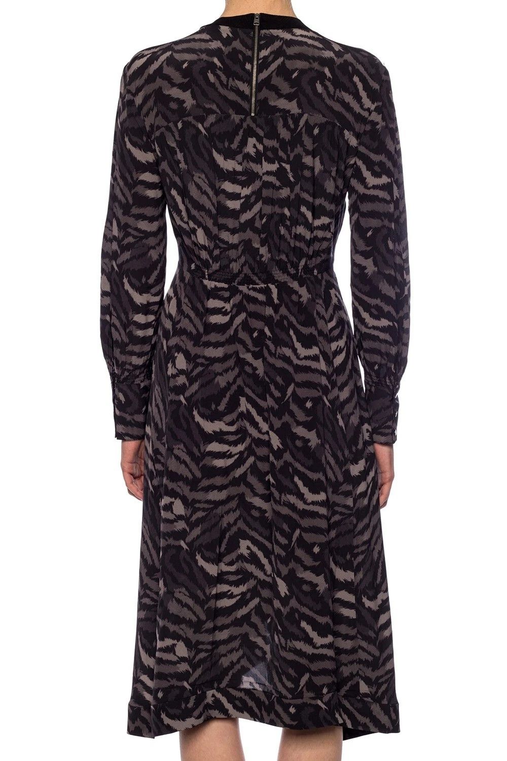 Allsaints AllSaints Fayre Remix Print Crepe Midi Dress Long Sleeves Size M / US 6-8 / IT 42-44 - 3 Thumbnail