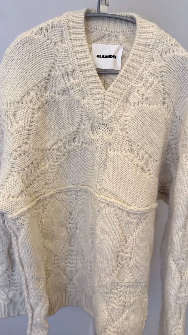 Jil Sander Jil Sander Hand-knitted patterned sweater Size M / US 6-8 / IT 42-44 - 3 Thumbnail