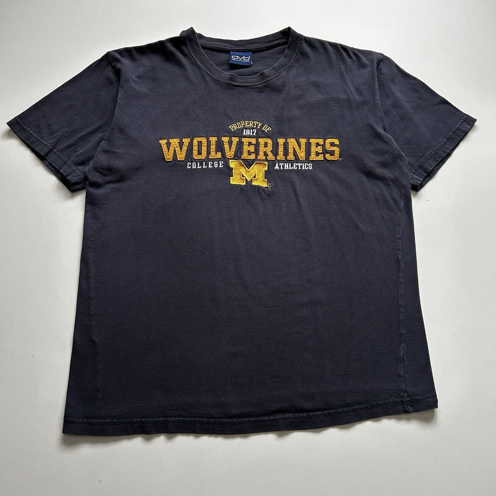 Vintage University Of Michigan Wolverines T-Shirt Medium Y2K