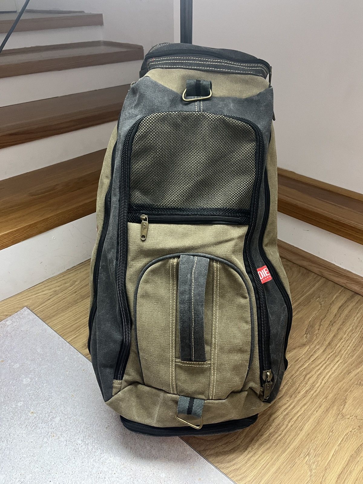Diesel Vintage DIESEL Archive Y2K Military Shoulder Travel Bag Rare Size ONE SIZE - 1 Thumbnail