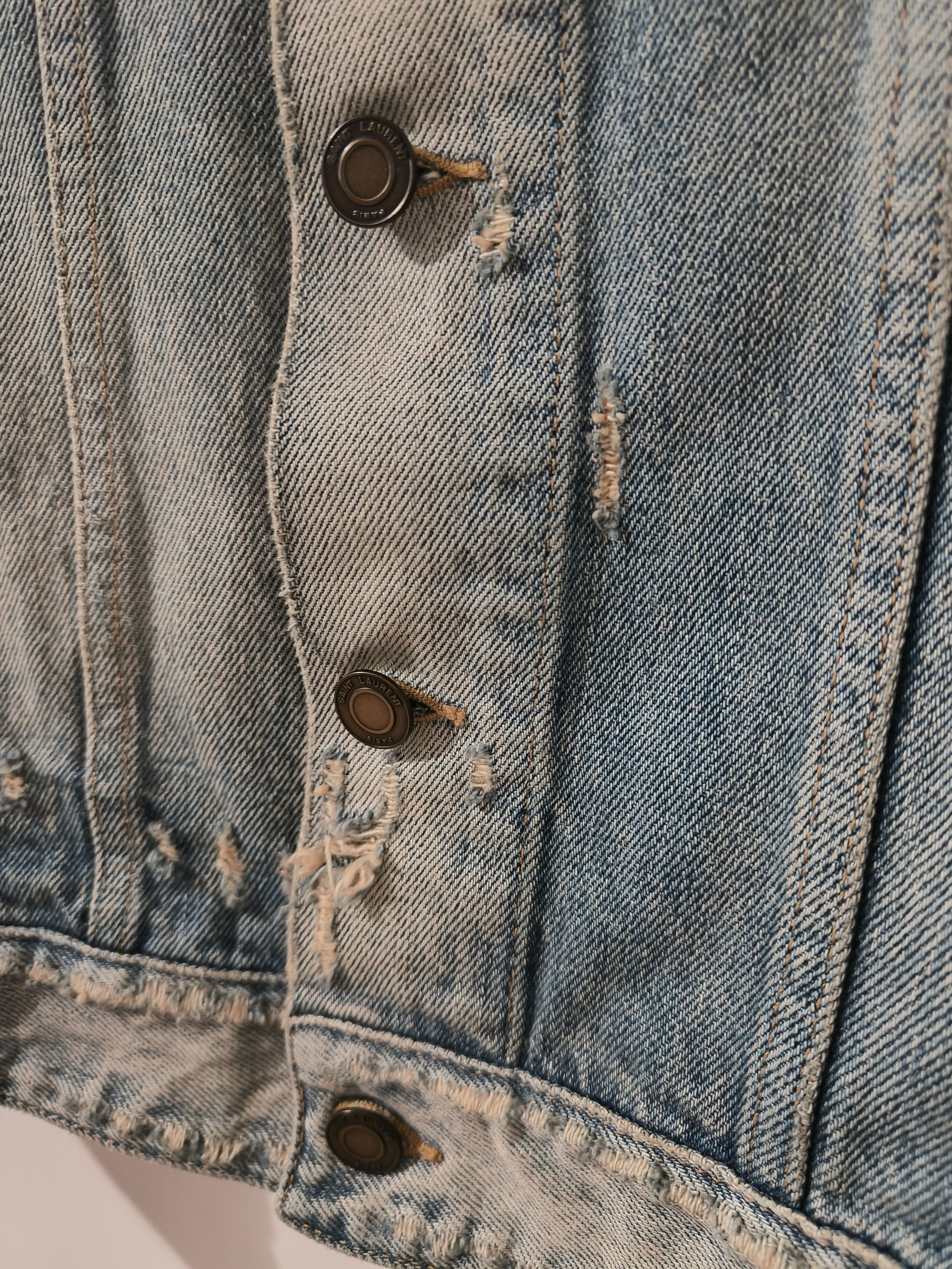 Saint Laurent Paris Saint Laurent denim jacket Size US S / EU 44-46 / 1 - 4 Thumbnail