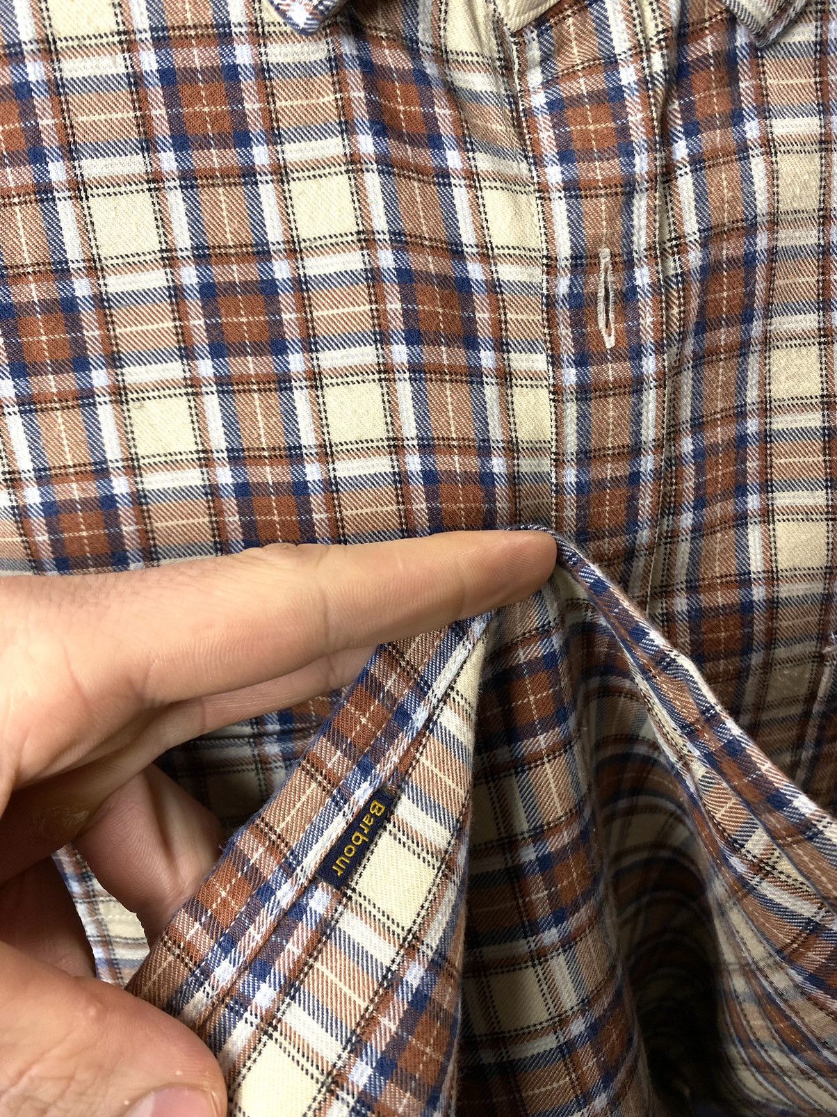 Barbour Vintage Barbour x Steve McQueen Flannel Shirt Harley Size US XXL / EU 58 / 5 - 12 Thumbnail