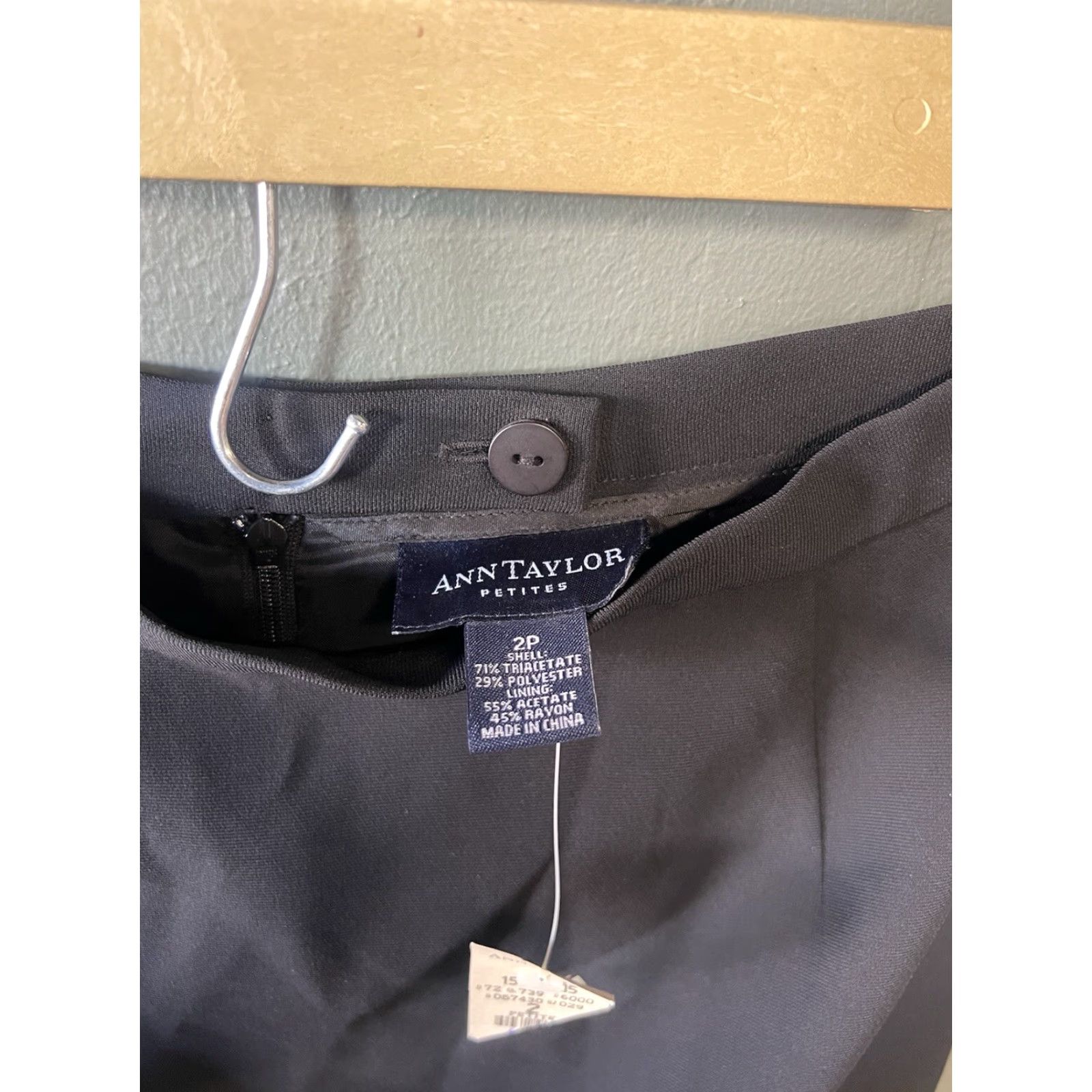 Ann Taylor Ann Taylor Skirt Petites Womens Black A-line Size 2P NWT Size 26" / US 2 / IT 38 - 3 Thumbnail