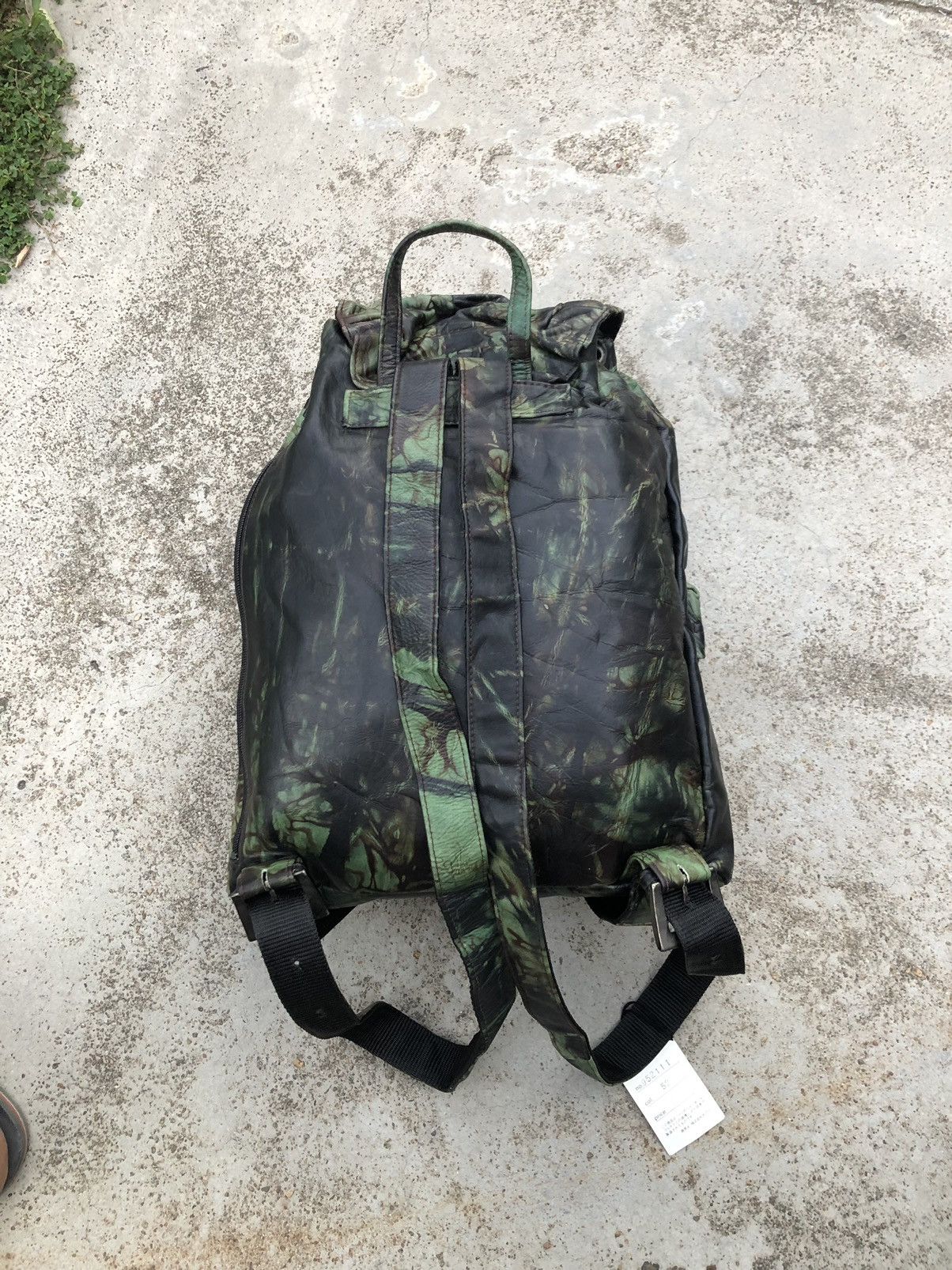 Jean Paul Gaultier VINTAGE JEAN PAUL GAULTIER CAMO STYLE LEATHER BACKPACK Size ONE SIZE - 6 Thumbnail
