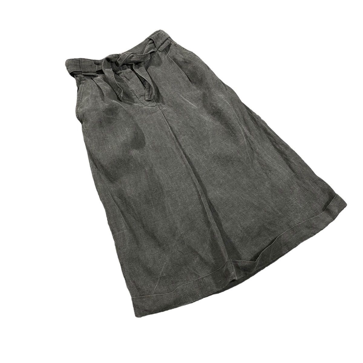 Issey Miyake × Japanese Brand × Pleats Please Issey Miyake Vintage 80s Issey Miyake Midi Skirt S Size Grey Colour Size 25" / US 0 / IT 36 - 2 Thumbnail