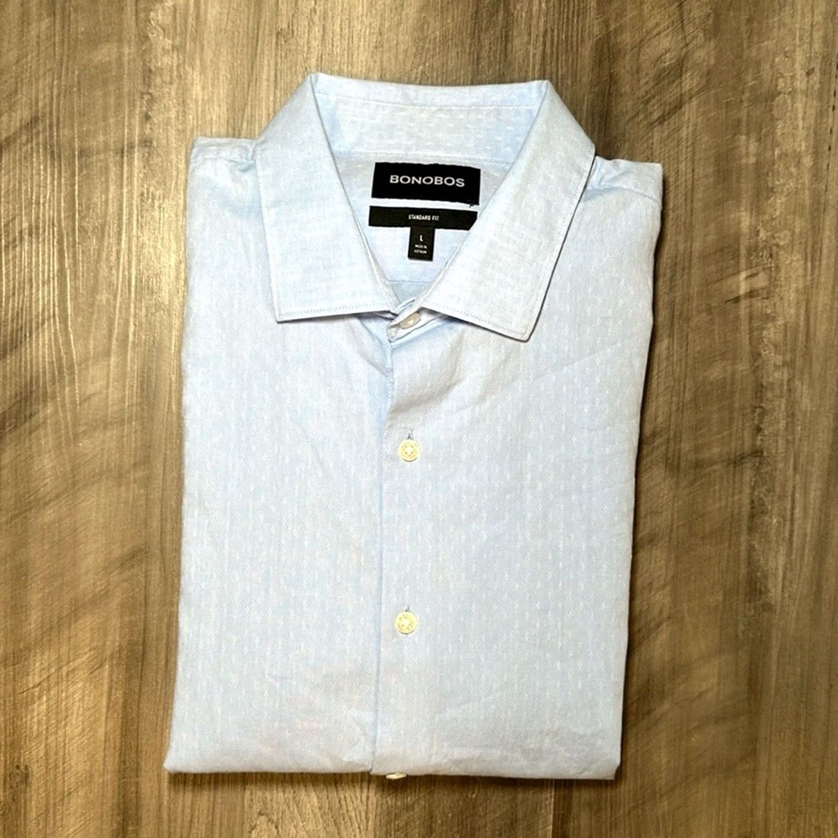 Bonobos Bonobos Long Sleeve Button-Up Shirt Large Mens Blue Regular Size L Size US L / EU 52-54 / 3 - 2 Thumbnail