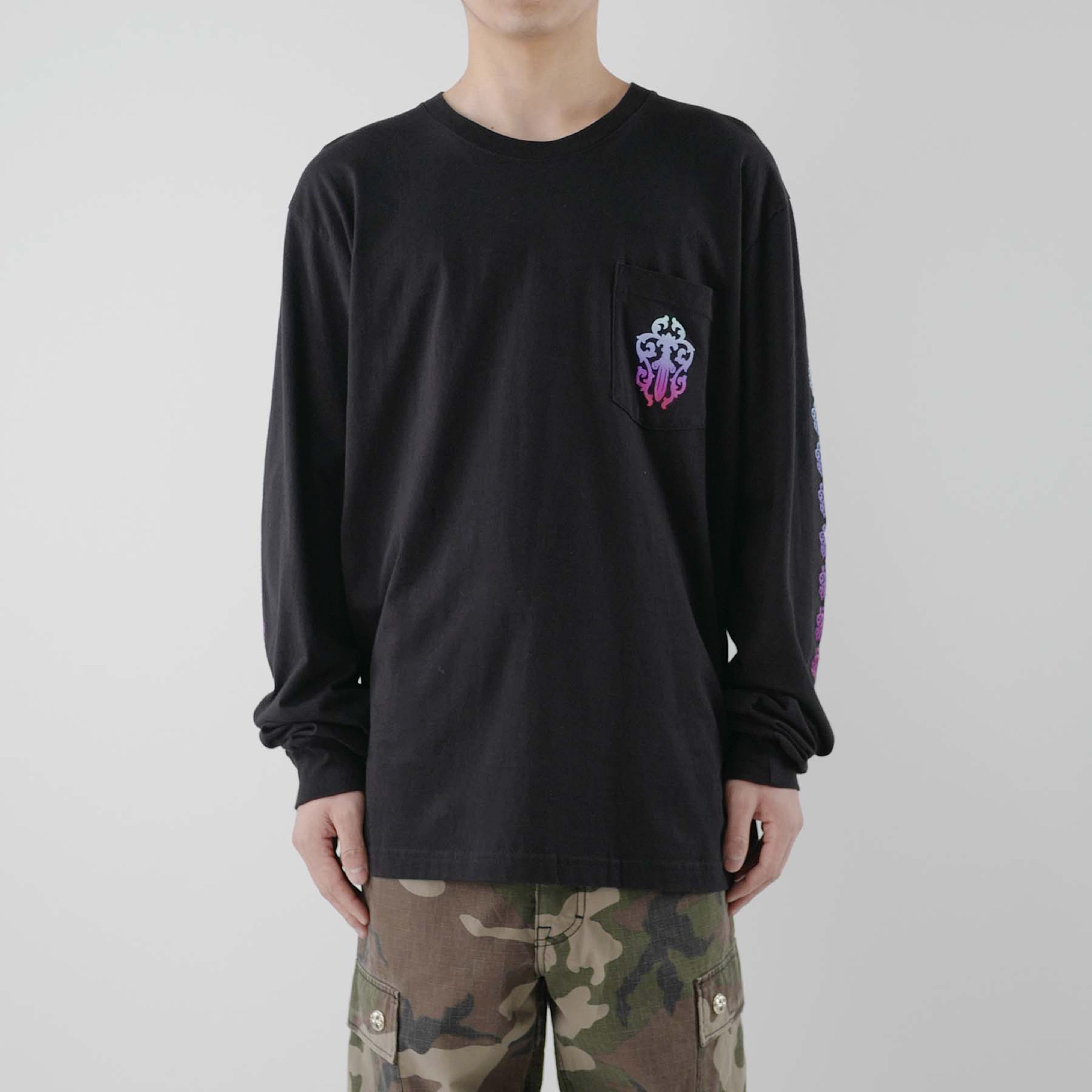 Chrome Hearts Chrome Hearts Gradient Dagger Horseshoe Long Sleeve Tee Size US XL / EU 56 / 4 - 15 Thumbnail