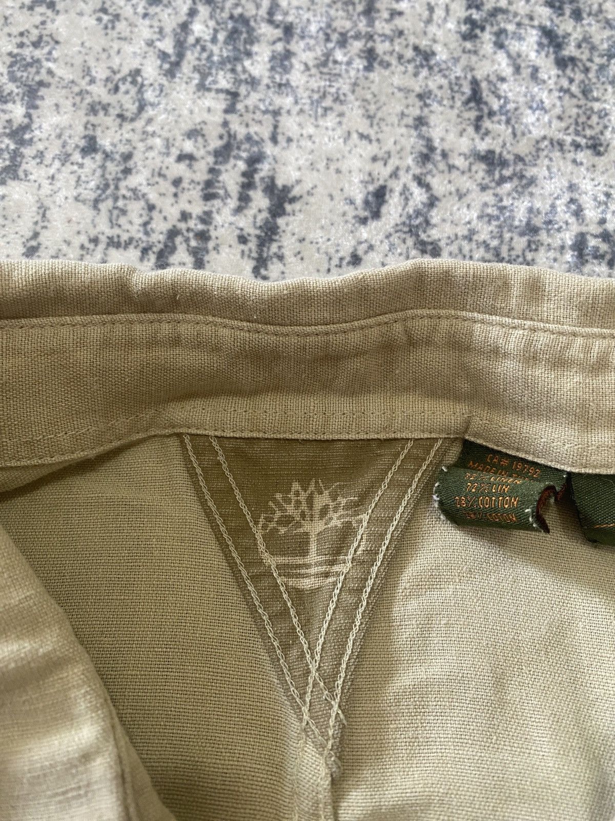 Timberland Vintage timberland linen short sleeve shirt button up Size US XL / EU 56 / 4 - 2 Thumbnail