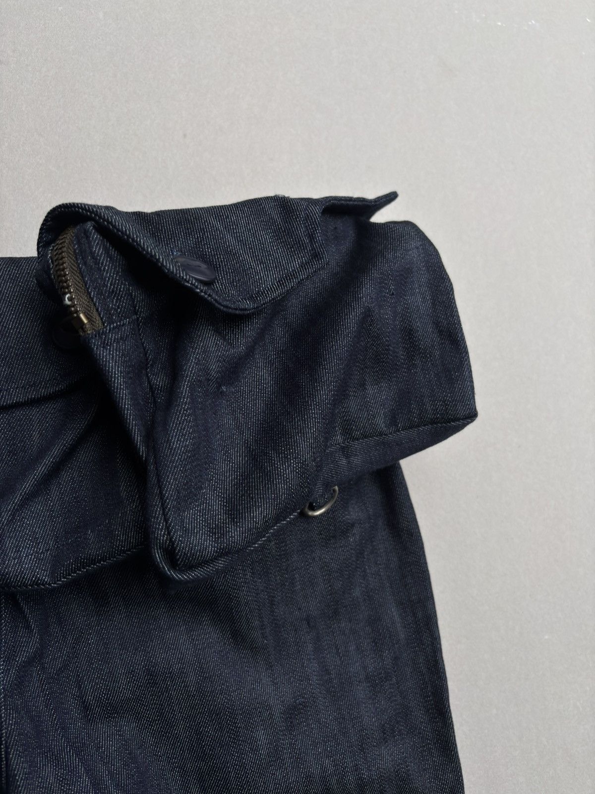 Yohji Yamamoto Y-3 Utility Flare Denim w/ Detachable Belt Bag Size US 27 - 10 Thumbnail
