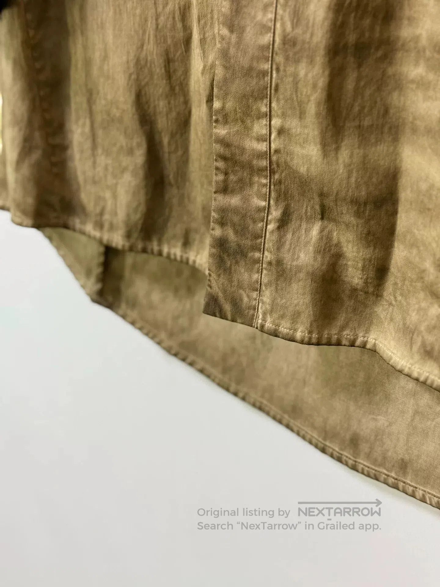 Japanese Brand Dark Pioneer Cold-Dye Long Shirt. Size US L / EU 52-54 / 3 - 6 Thumbnail