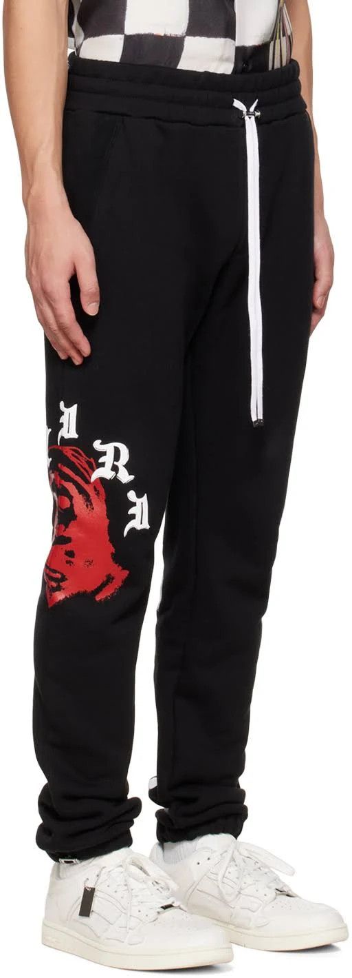Amiri × Wes Lang o1w1db11224 Sweatpant & Jogger in Black Size US 30 / EU 46 - 3 Thumbnail