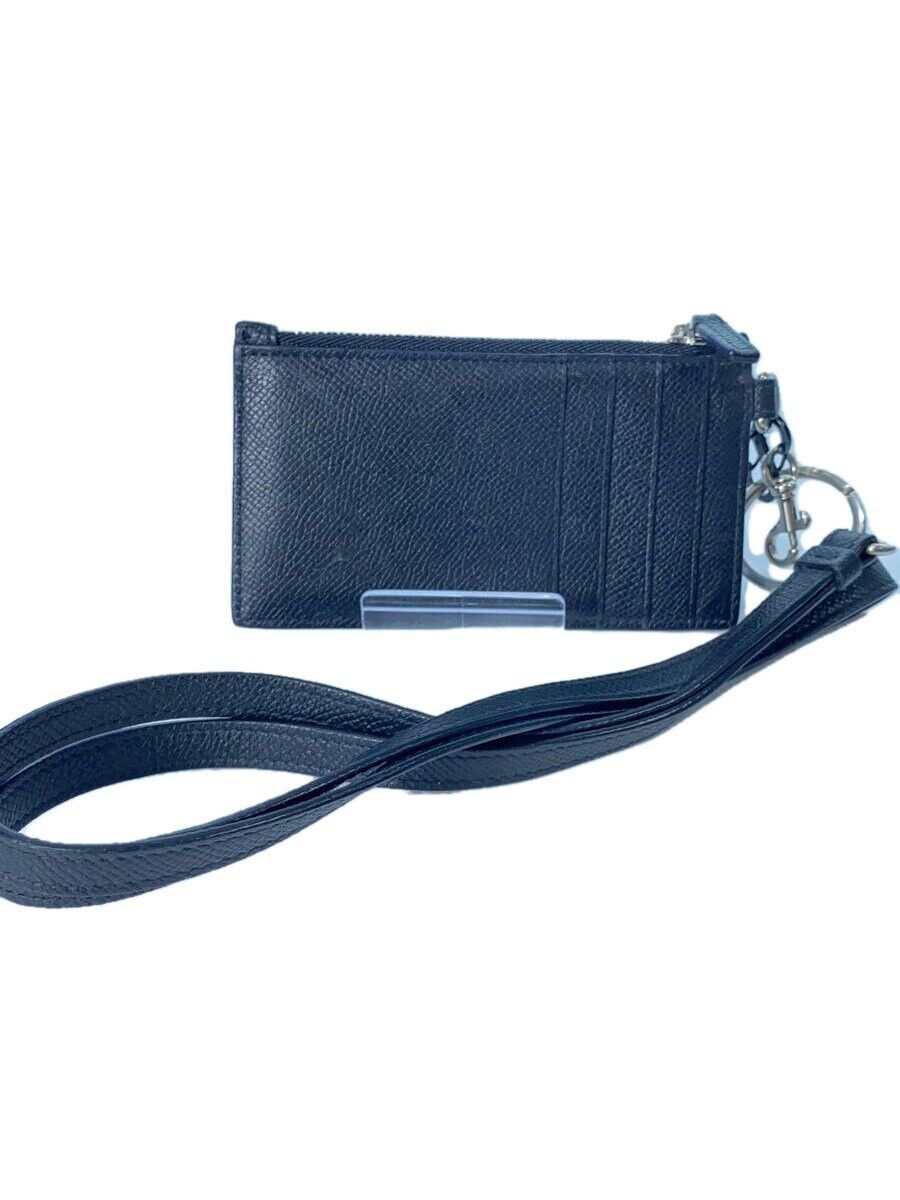 Balenciaga Balenciaga Leather Pass Case Black Size ONE SIZE - 2 Thumbnail