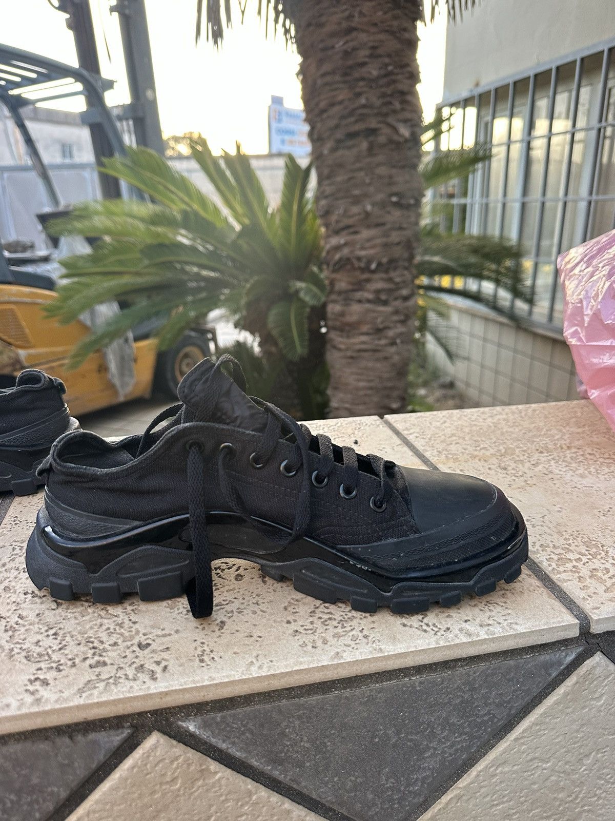 Adidas × Raf Simons Raf Simons x Adidas Shoes Sneakers Detroit Runner Black Size US 7 / EU 40 - 5 Thumbnail