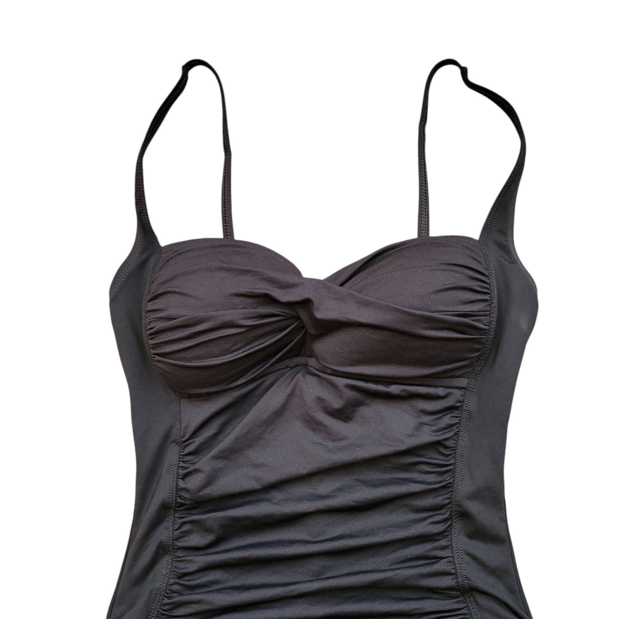 Other La Blanca by Rod Beattie Shirred One Swimsuit Size 6 Black Size ONE SIZE - 4 Thumbnail