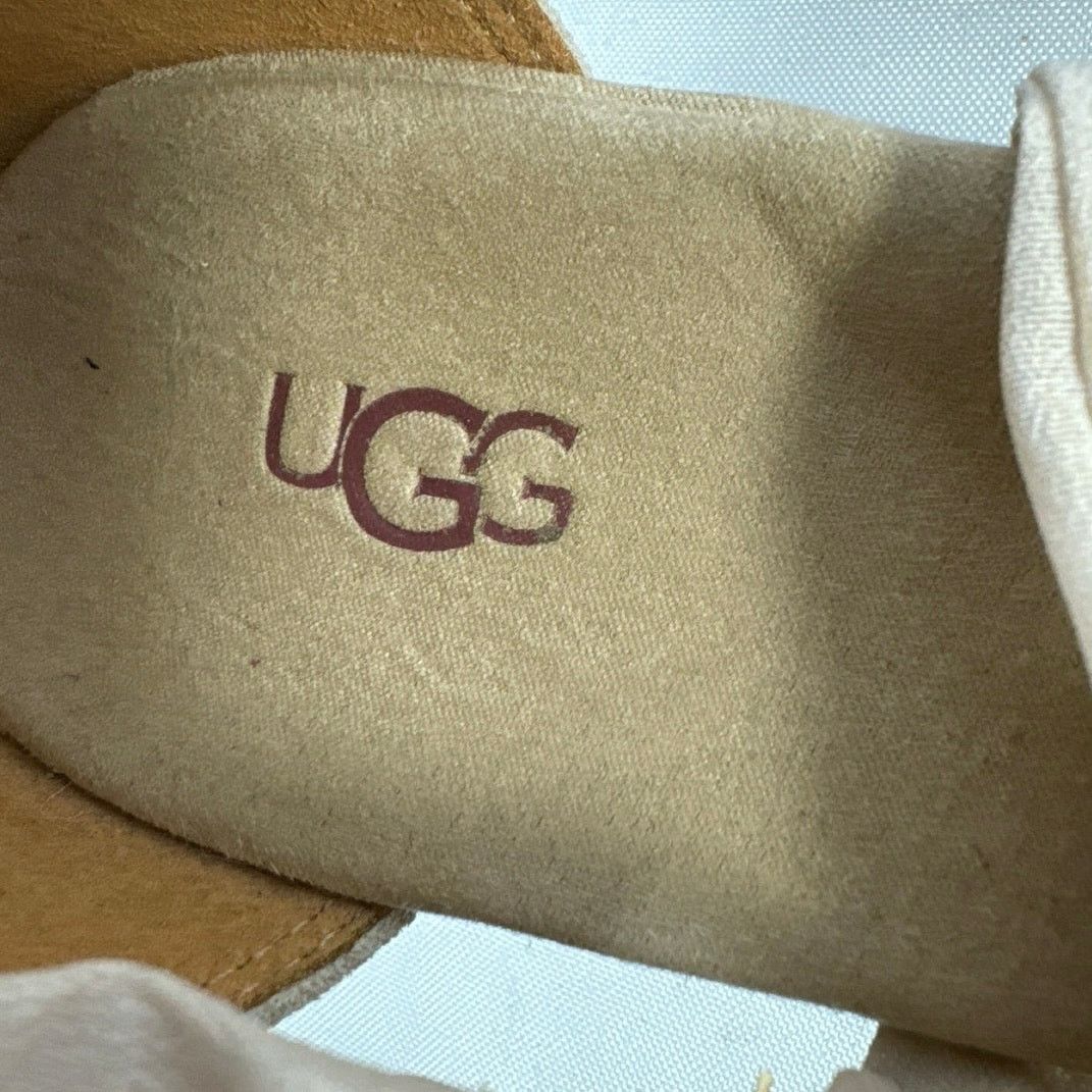 Ugg UGG Trina Suede Wedge Ankle Tie Sandals Women sz 8.5 Size US 8.5 / IT 38.5 - 8 Thumbnail