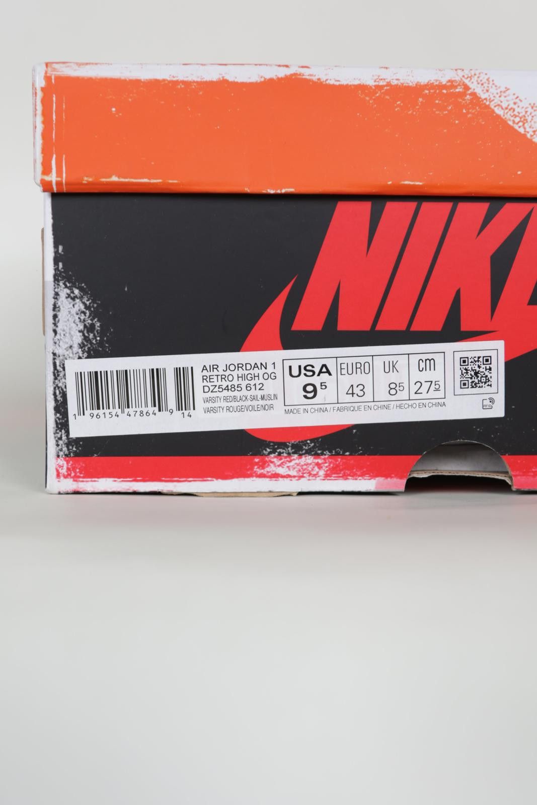 Nike 2022' Nike x Air Jordan 1 Lost and Found High-Top Sneakers Size US 9.5 / EU 42-43 - 12 Thumbnail