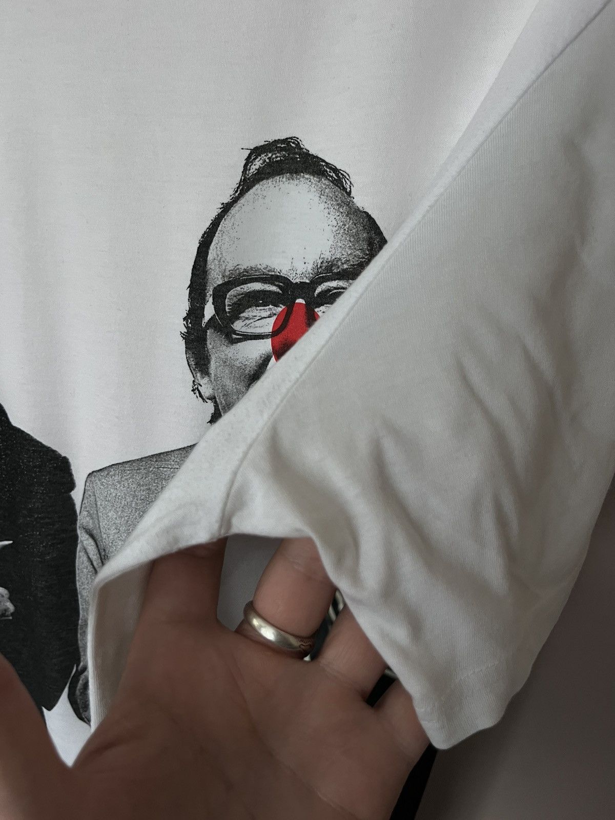 Vintage Comic Relief Stella McCartney David Bailey White Tee Size US L / EU 52-54 / 3 - 7 Thumbnail