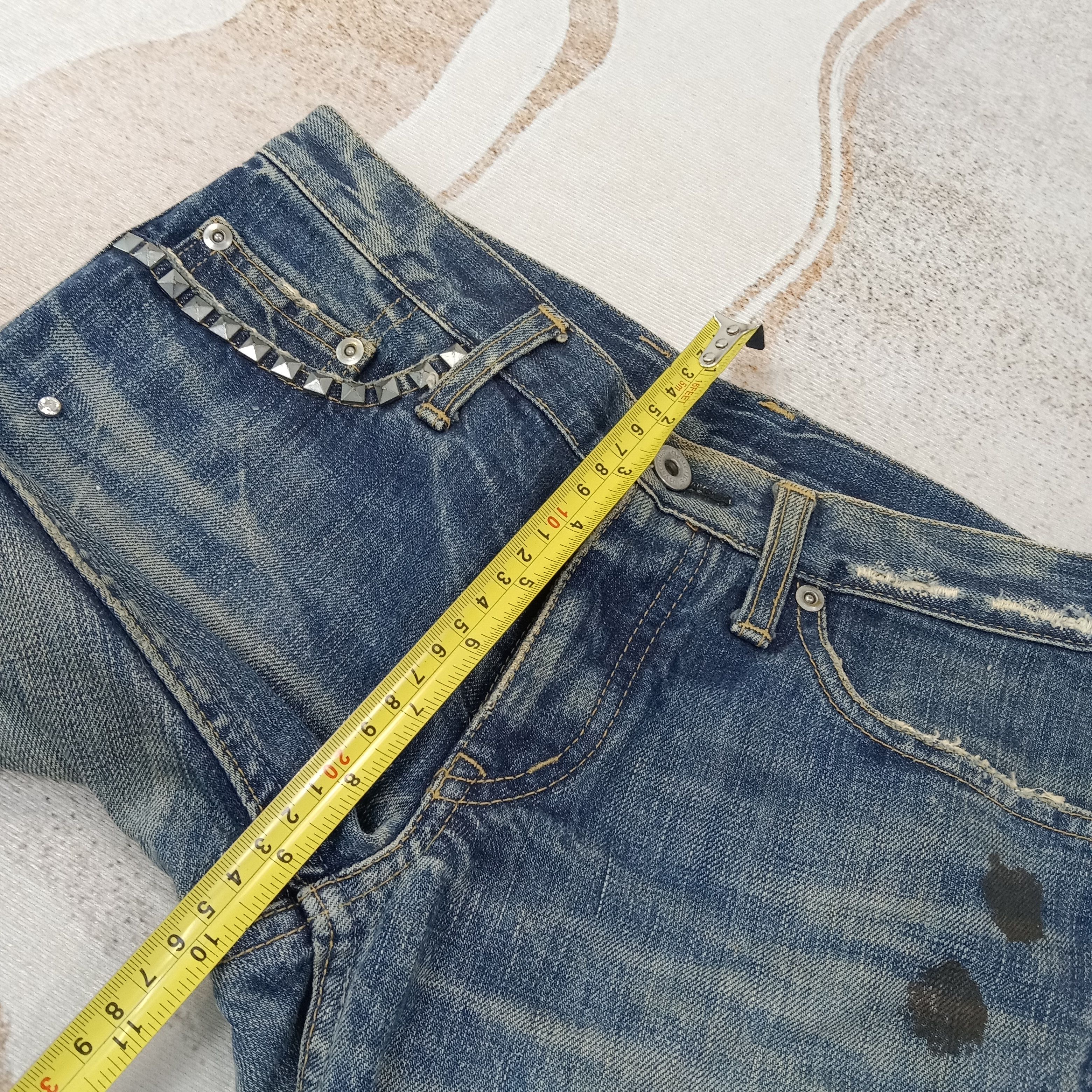 Hysteric Glamour Hysteric Glamour Japanese 3 Quarters Denim Jeans C258N28 Size US 27 - 11 Thumbnail