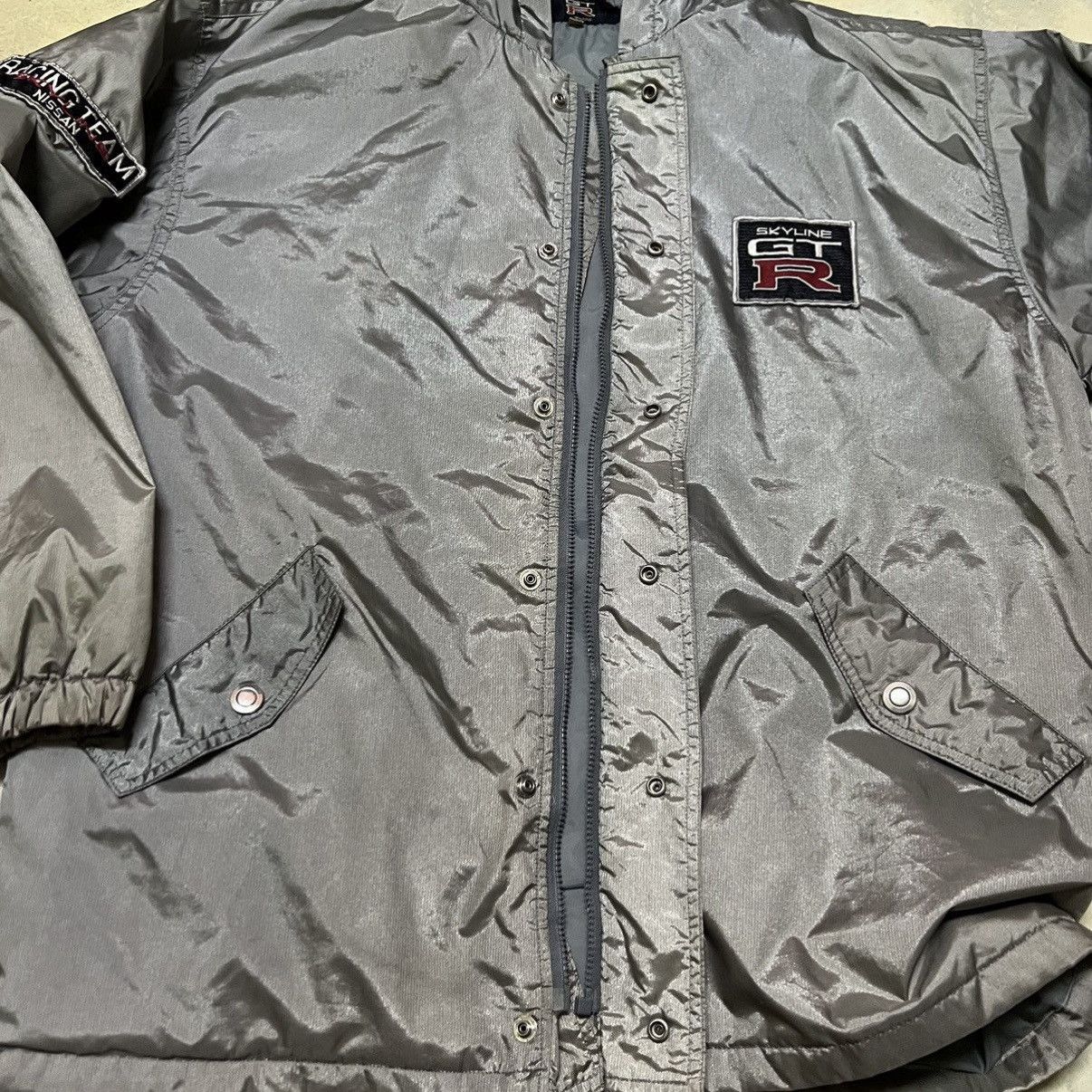 日産　スカイライン　GTR ジャケット RARE Made in Japan Vintage 80s Nissan Skyline GTR Nylon Jacket - Etsy