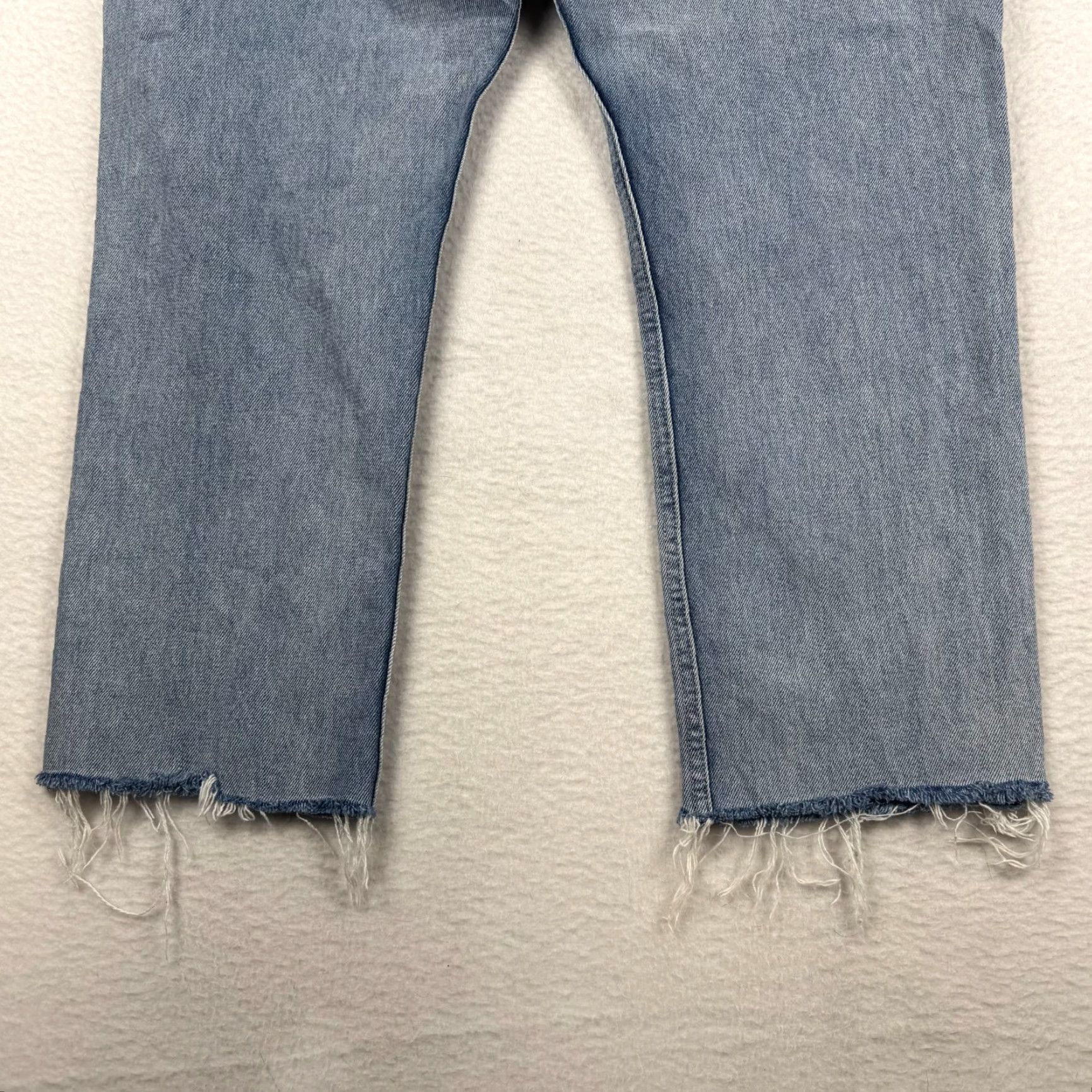 Levi's Vintage Levi's Silvertab Straight Fit Jeans 36x25 Light Wash Distressed 5-Pocket Denim Men Size US 36 / EU 52 - 6 Thumbnail