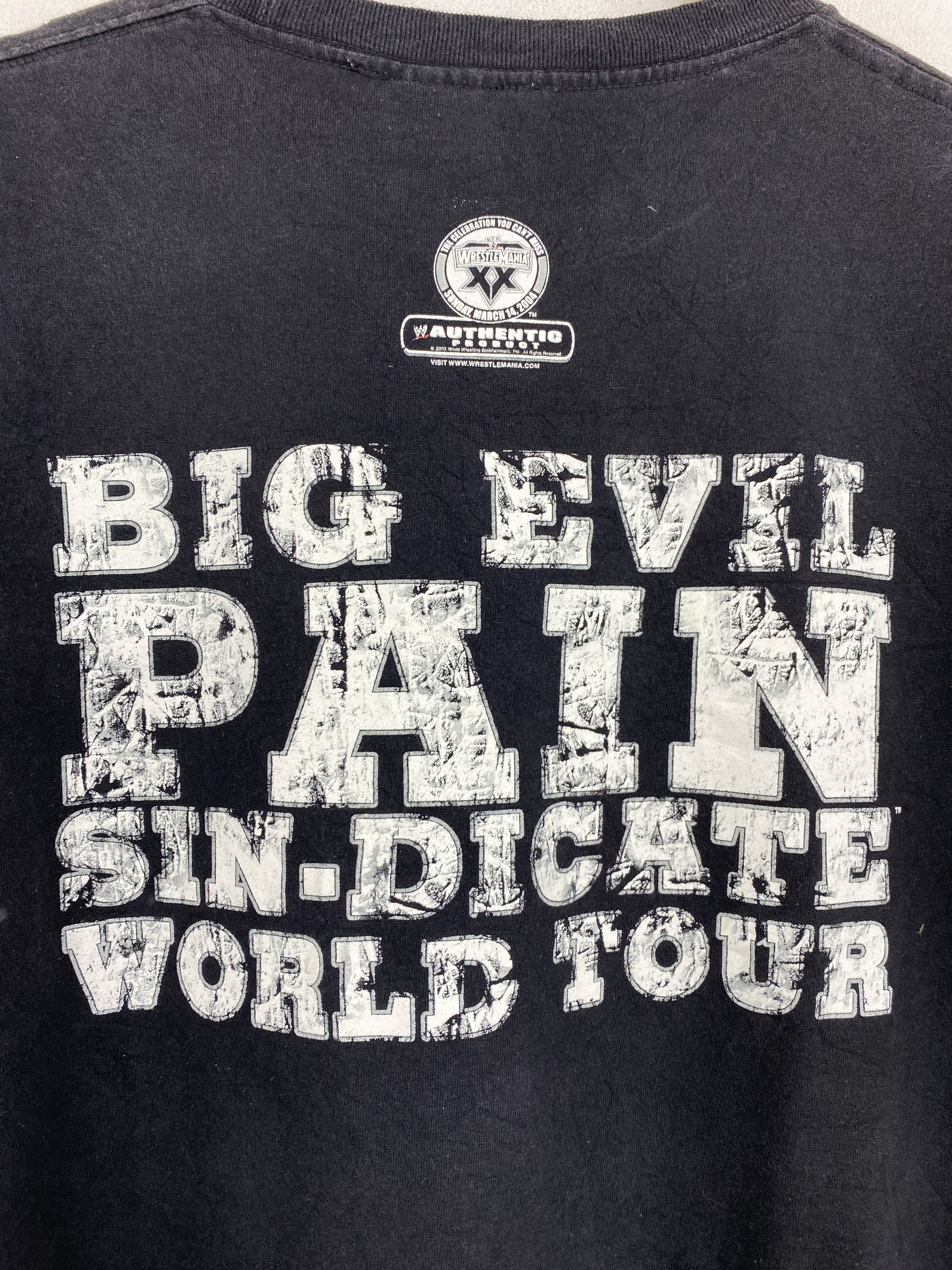 Vintage × WWE Vintage WWE Worldwide Evil Wrestlemania XX Tee TA0565 Size US XL / EU 56 / 4 - 6 Thumbnail