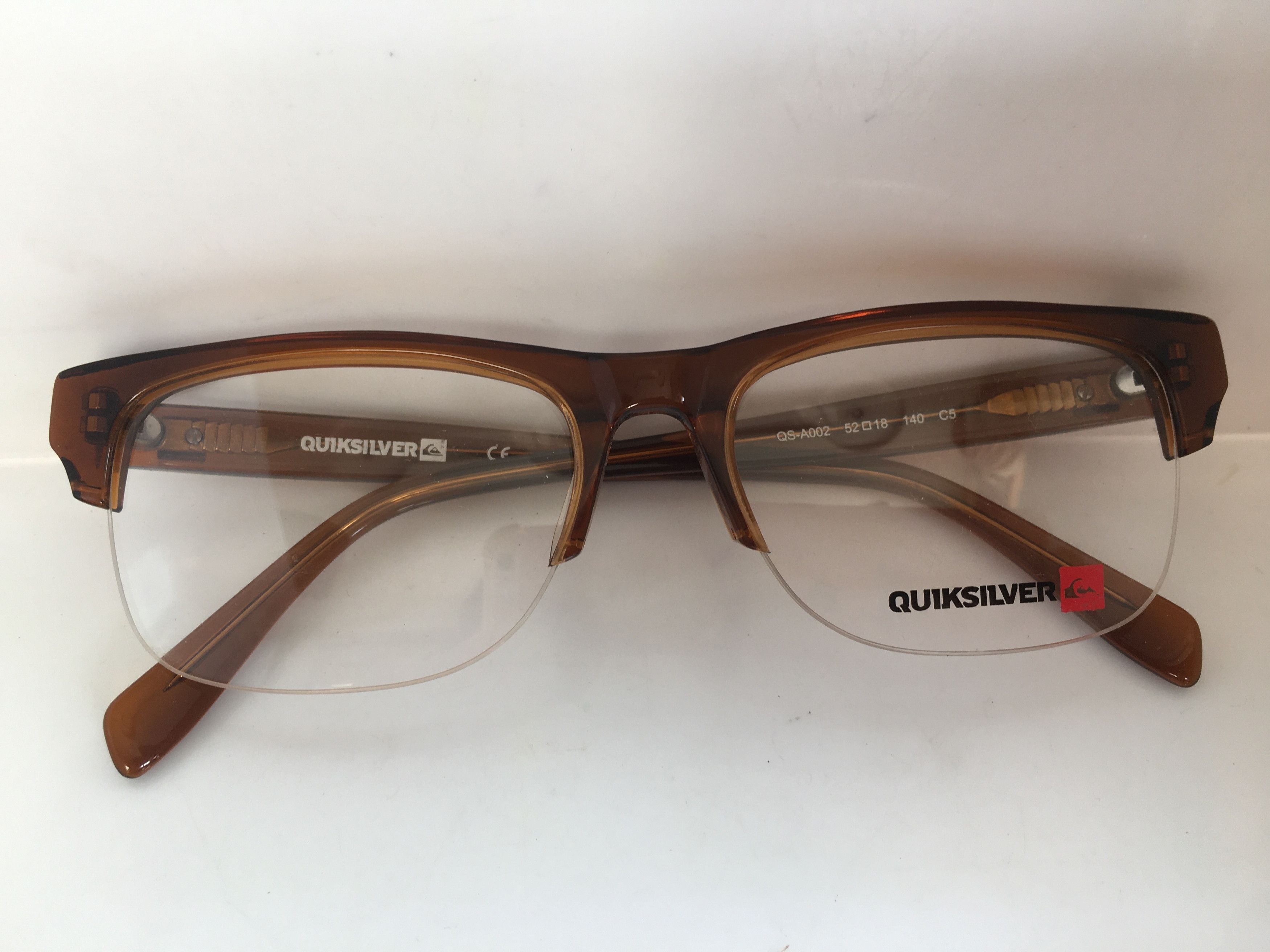 Other Quiksilver QS-A002 Malcolm X Brown Eyeglasses Frame Size ONE SIZE - 6 Thumbnail