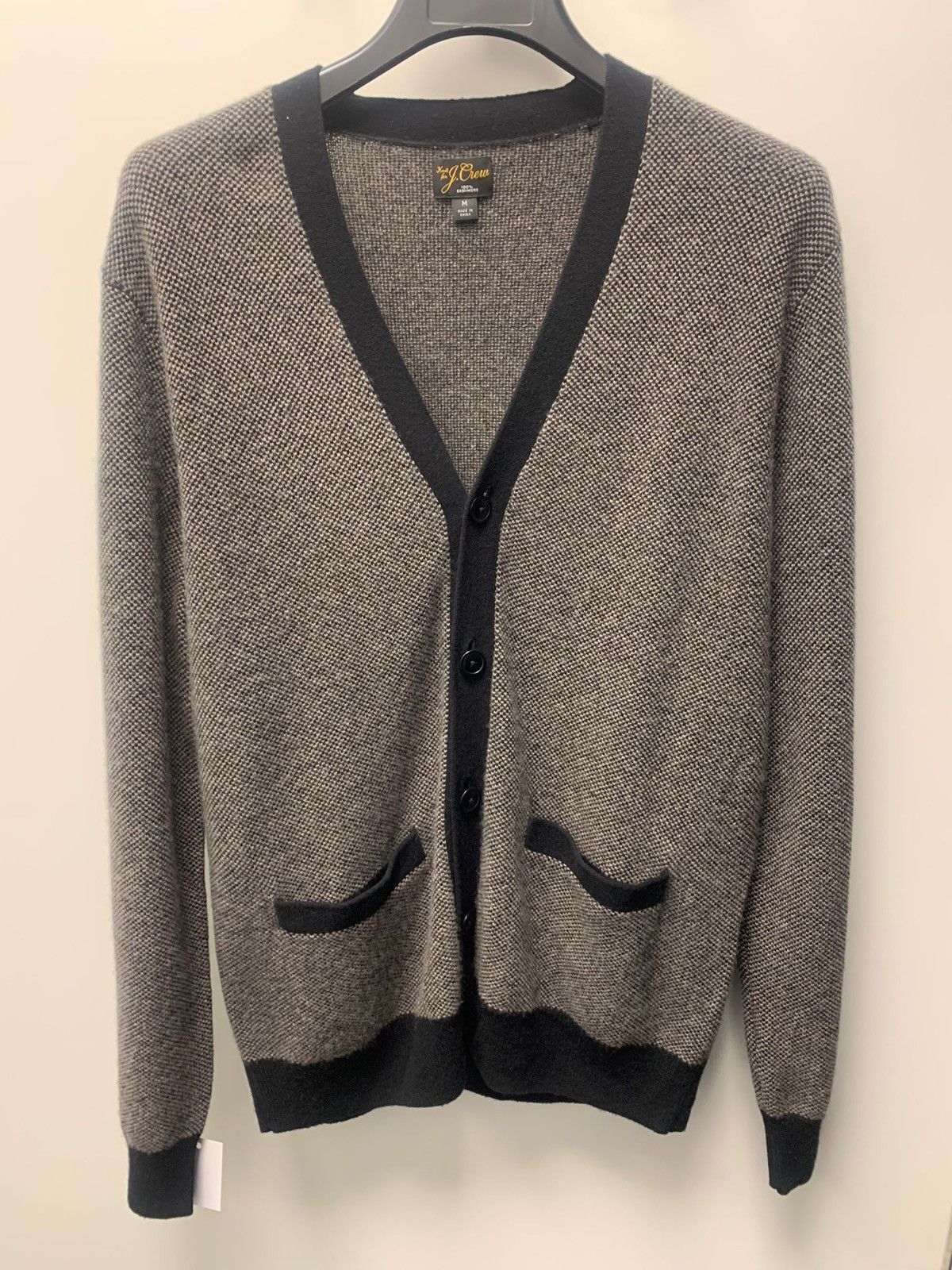 image of J Crew Cardigan Cashmere in Grey, Men's (Size Medium)