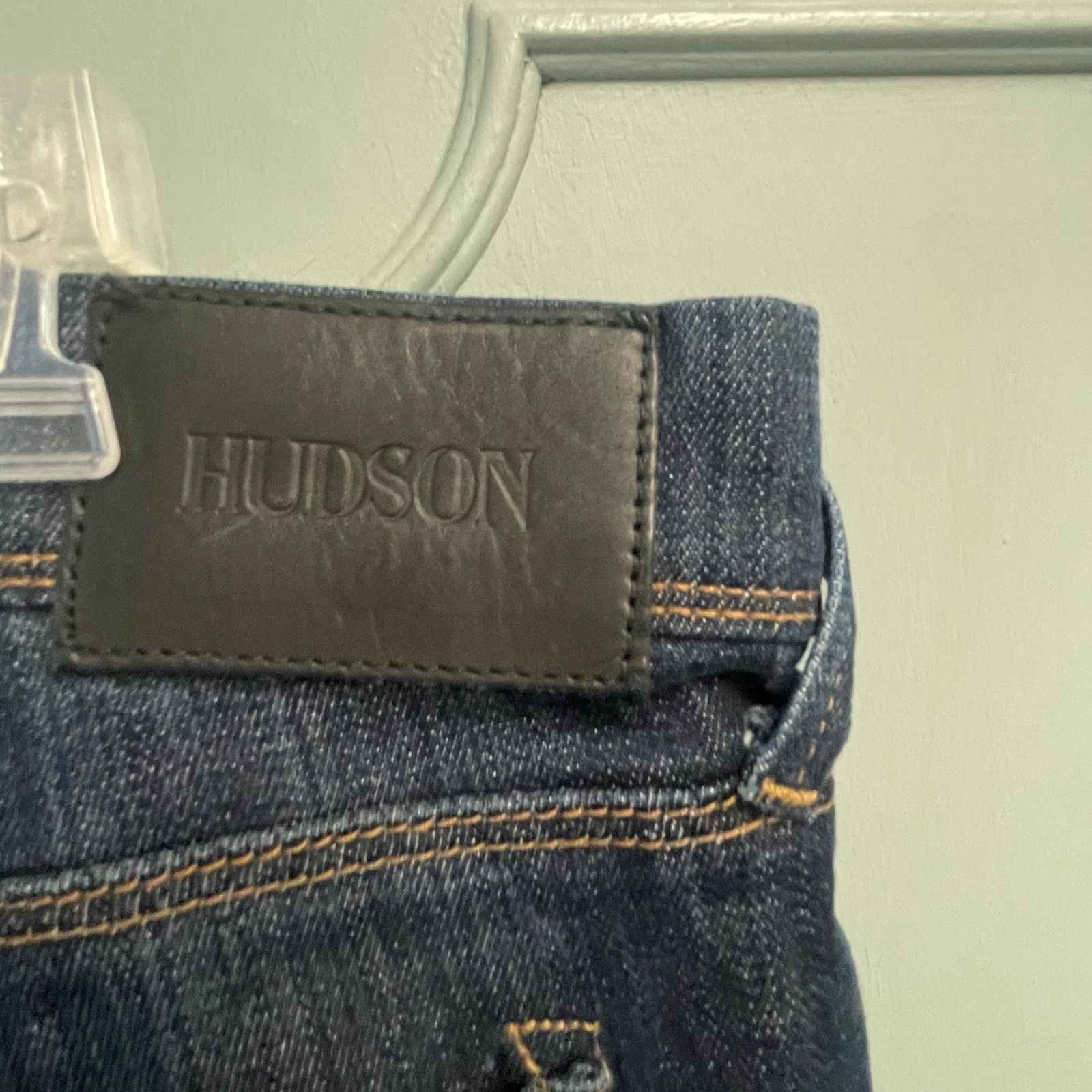 Hudson Hudson Harper Button Fly Mens Jeans Sizes 38 Dark Wash Size US 38 / EU 54 - 6 Thumbnail